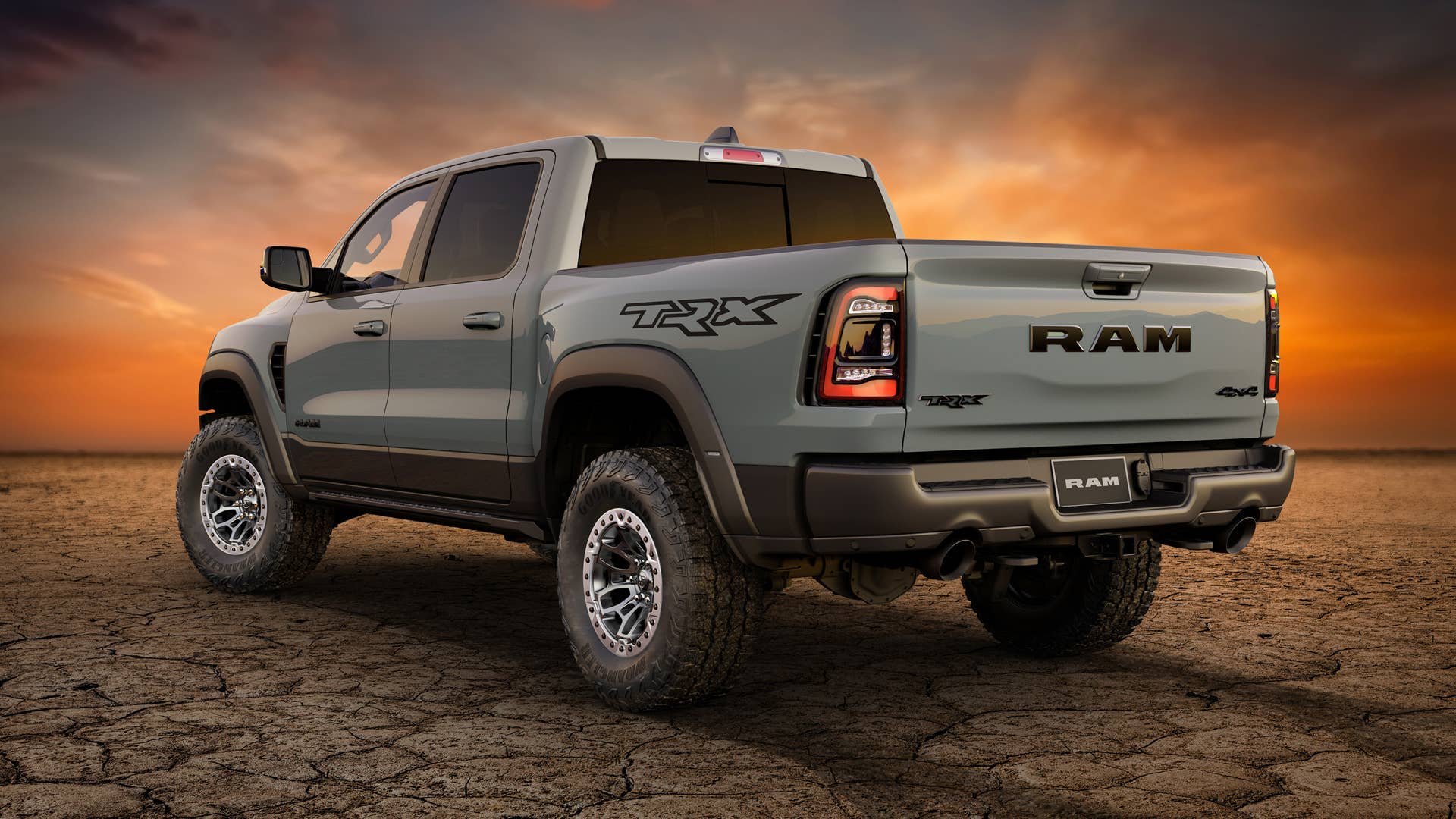 2021 Ram 1500 TRX Launch Edition rear 3/4
