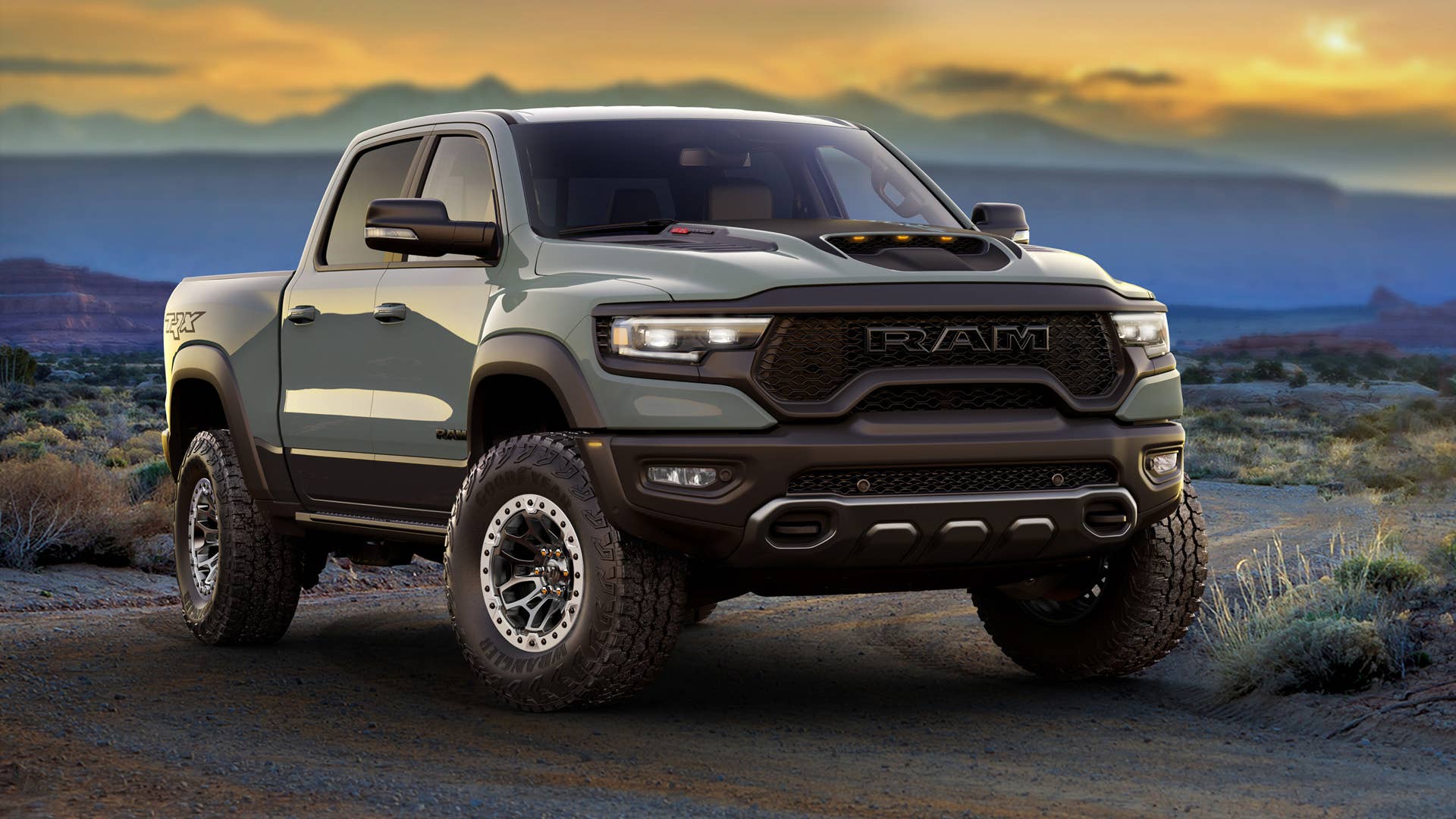 2021 Ram 1500 TRX Launch Edition front 3/4