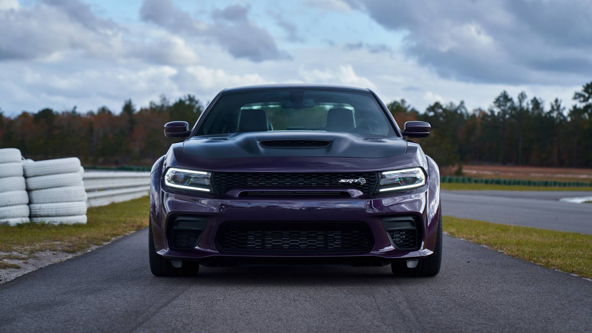 2021 Dodge Charger SRT Hellcat Redeye: The most powerful and fastest mass-produced sedan in the world with 797-horsepower shown here in Hellraisin with the Satin Black Hood, Roof and Decklid.