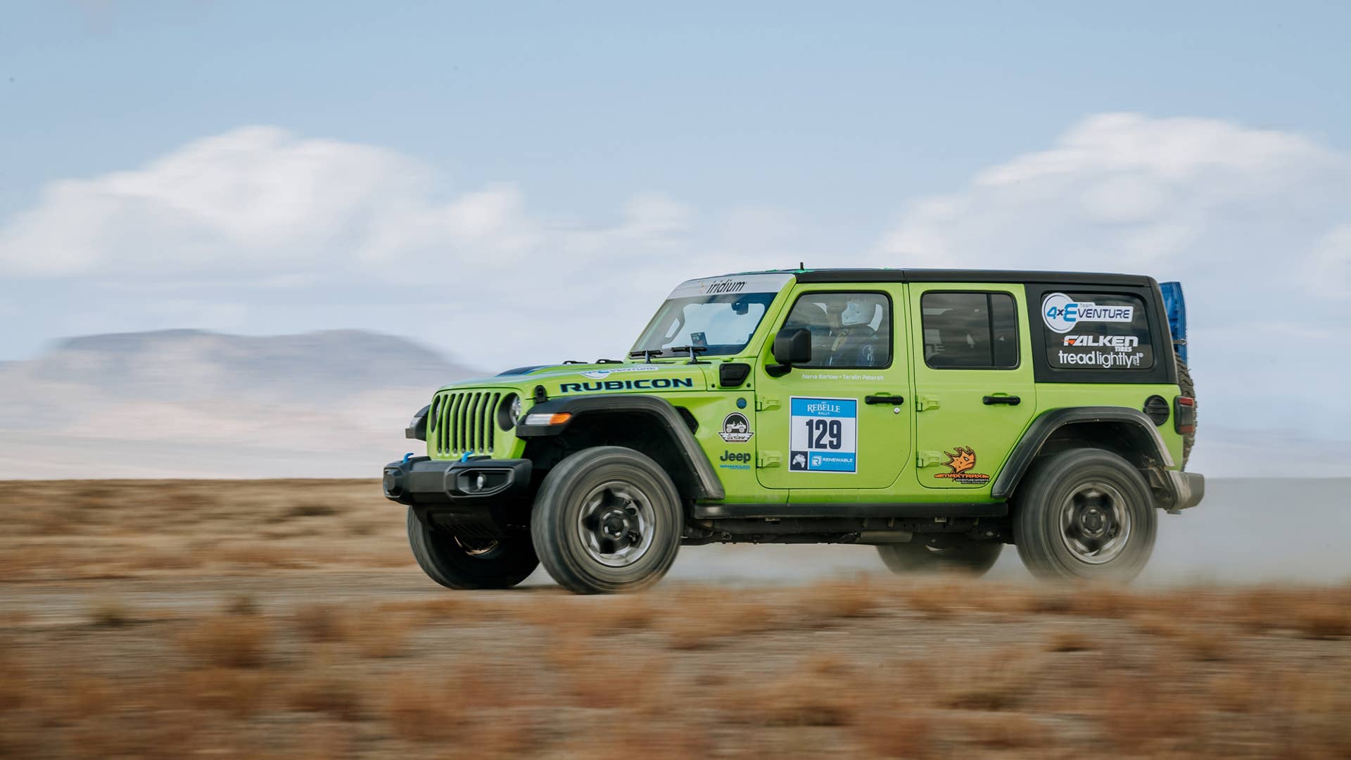 2021 Rebelle Rally: Team 129 of Nena Barlow and Teralin Petereit finished first overall in a 2021 Jeep® Wrangler Rubicon 4xe