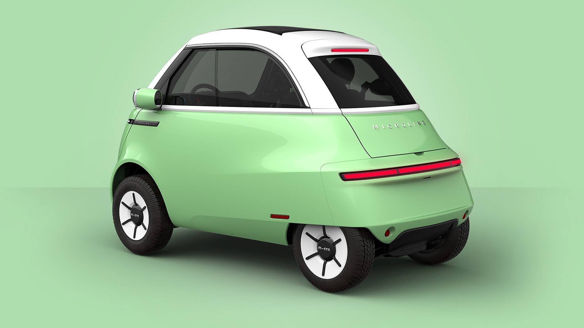Véhicule électrique compact illustré en contexte urbain, symbole de mobilité écologique et innovante