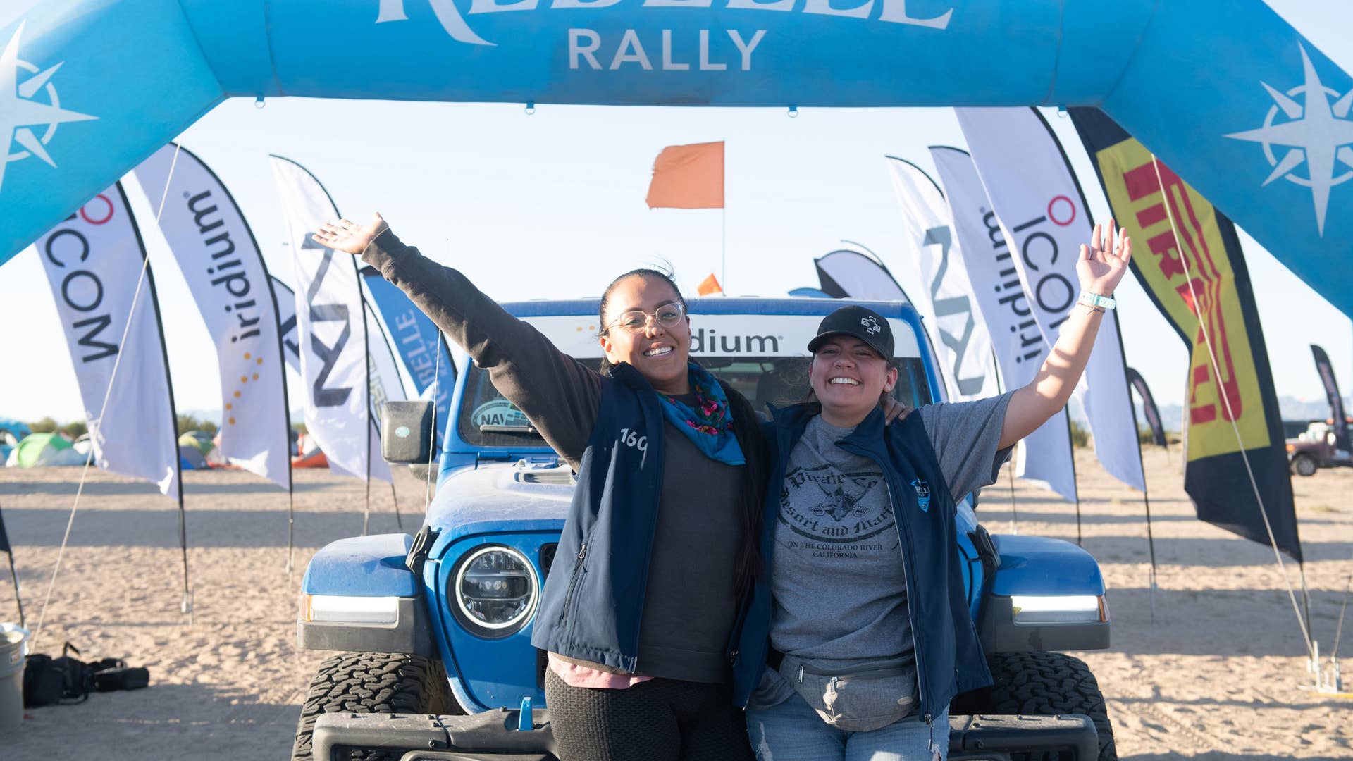 2021 Rebelle Rally: Team 160 of Shandiina Peters and Racquel Black, representing the Navajo Nation, completed the rally in a 2021 Jeep® Wrangler Rubicon 4xe