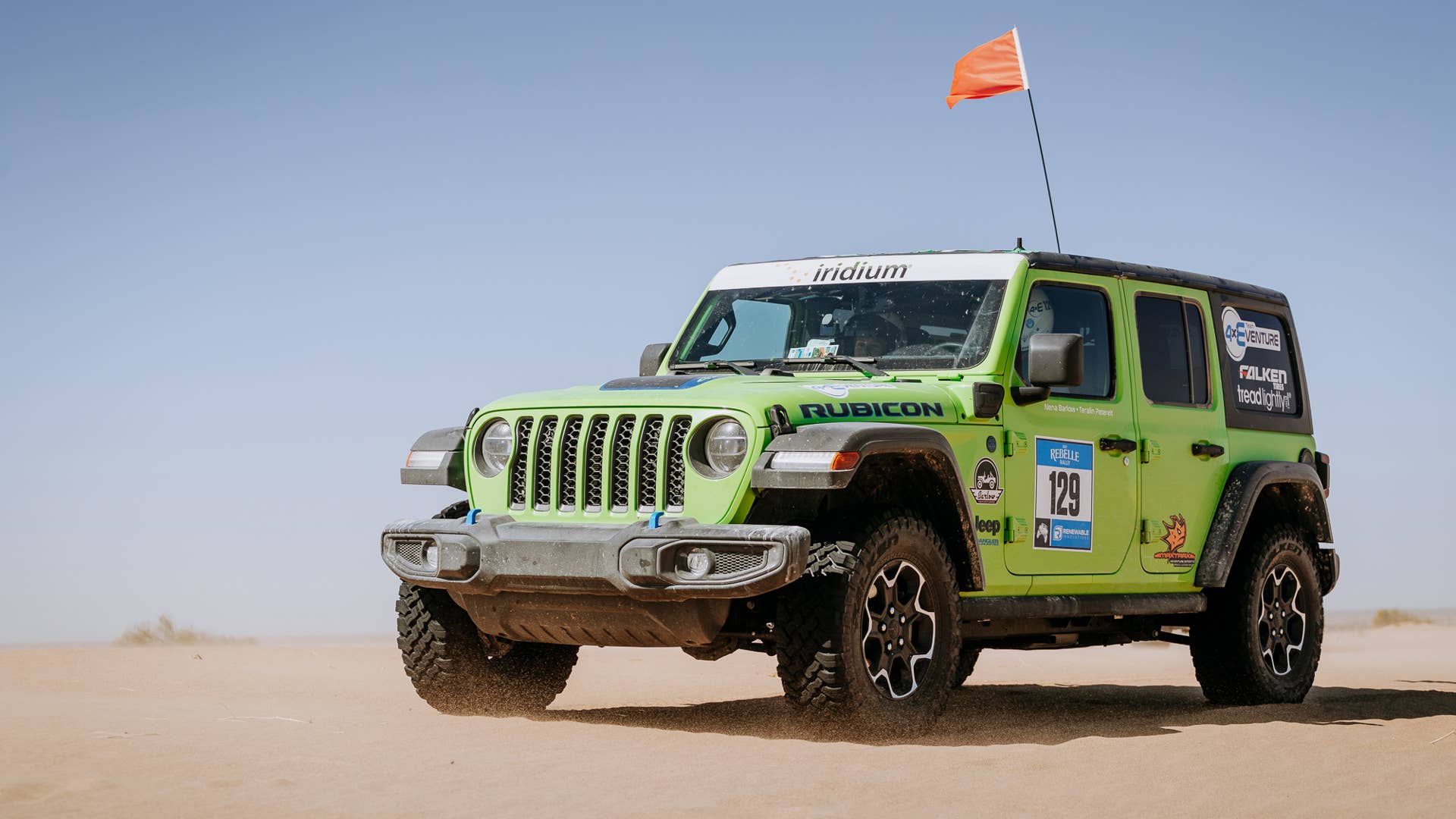 2021 Rebelle Rally: Team 129 of Nena Barlow and Teralin Petereit finished first overall in a 2021 Jeep® Wrangler Rubicon 4xe