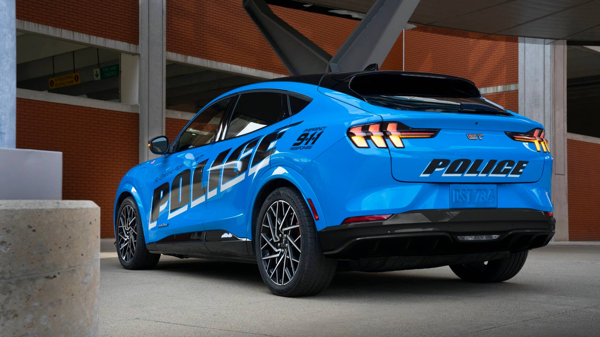 To demonstrate that a vehicle with an electric powertrain can deliver strong performance and stand up to demanding police duty cycles, the company is submitting an all-electric police pilot vehicle based on the 2021 Mustang Mach-E SUV for testing as part of the Michigan State Police 2022 Model Year Police Evaluation on Sept. 18 and 20. Graphics on vehicle not available for sale.