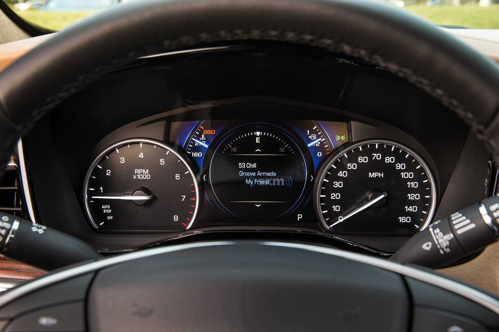 2017 Cadillac XT5 gauges