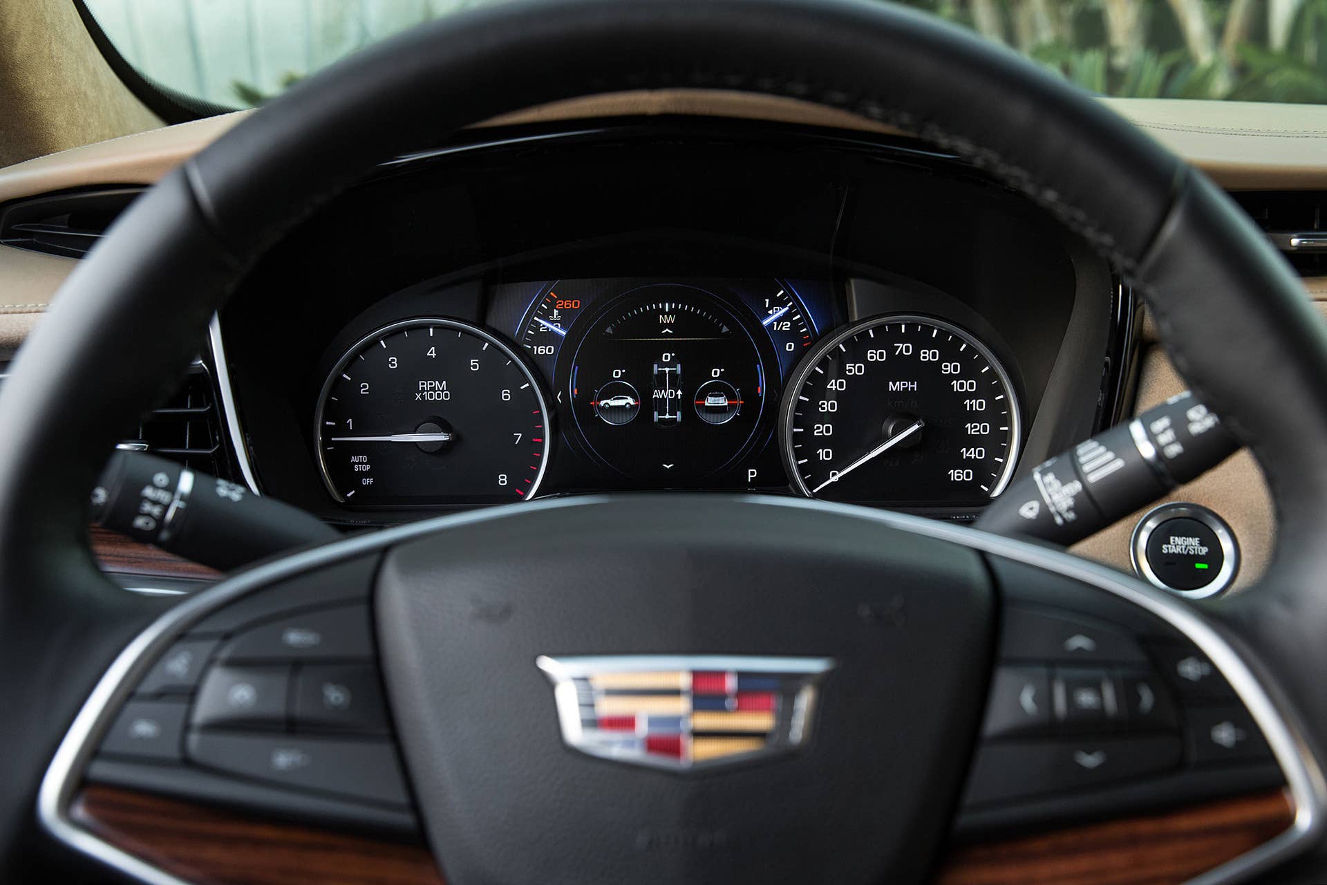 2017 Cadillac XT5 gauges
