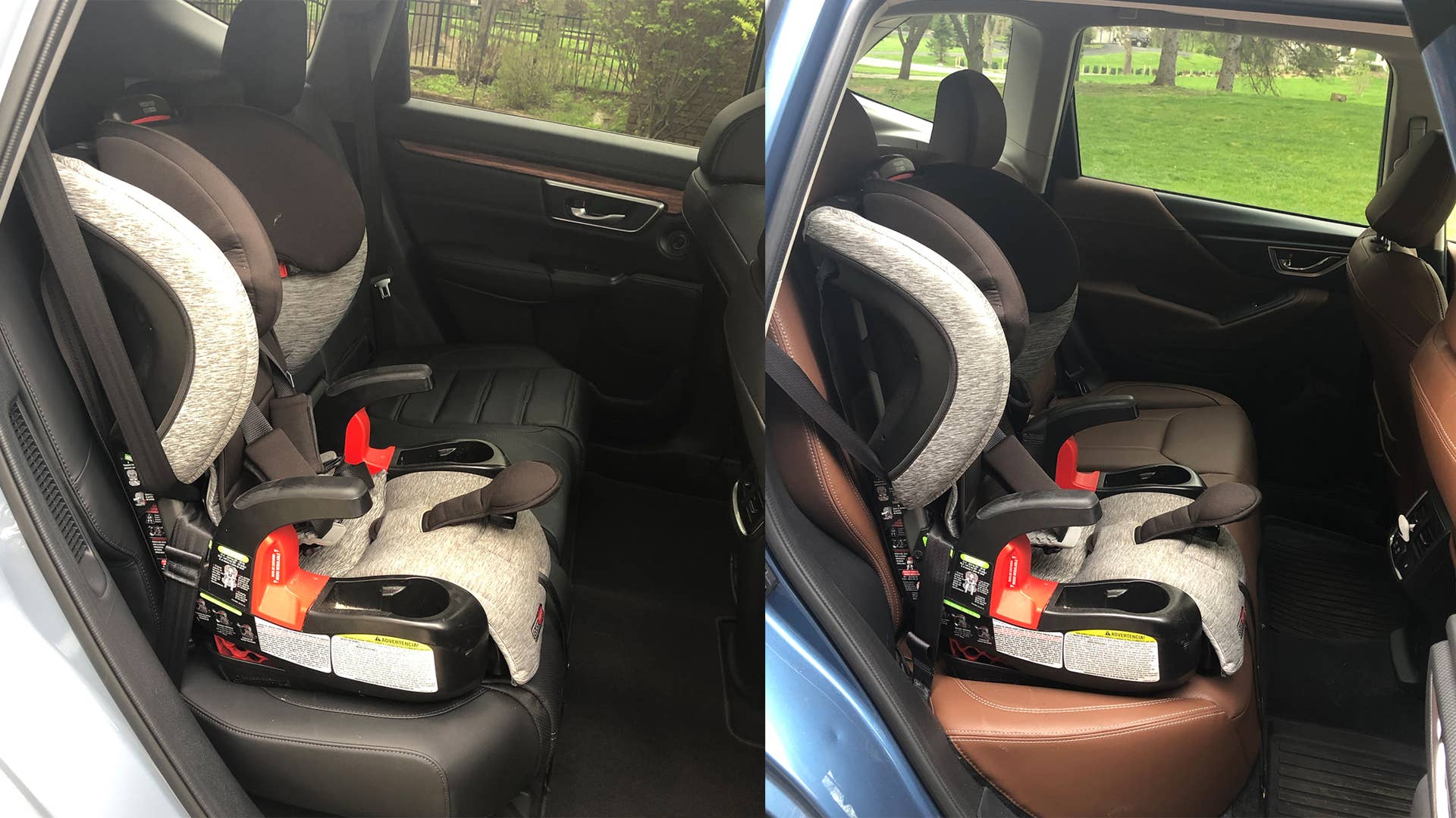 Left: Honda CR-V; Right: Subaru Forester