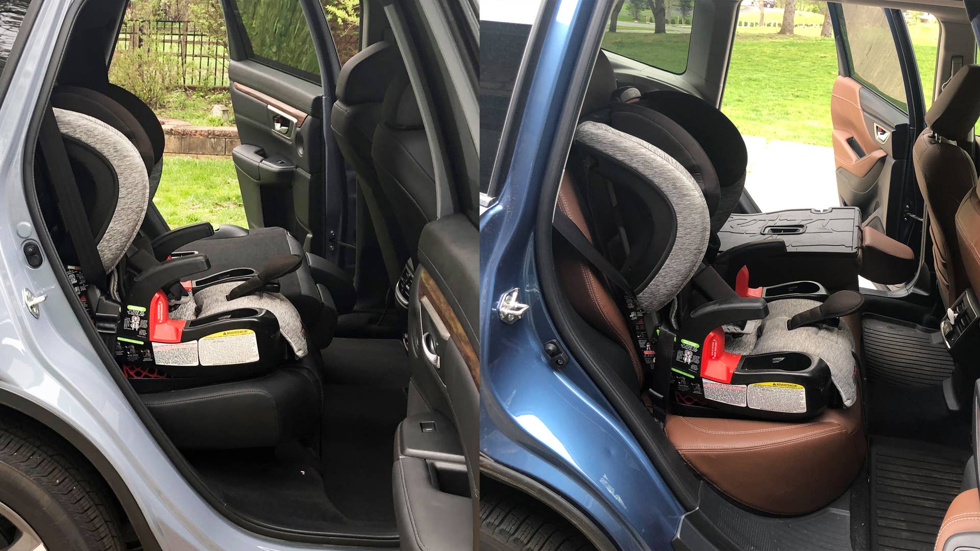 Left: Honda CR-V; Right: Subaru Forester