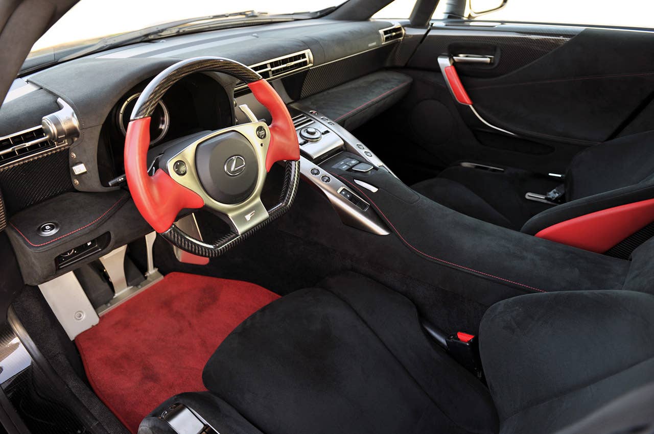 2012 Lexus LFA interior