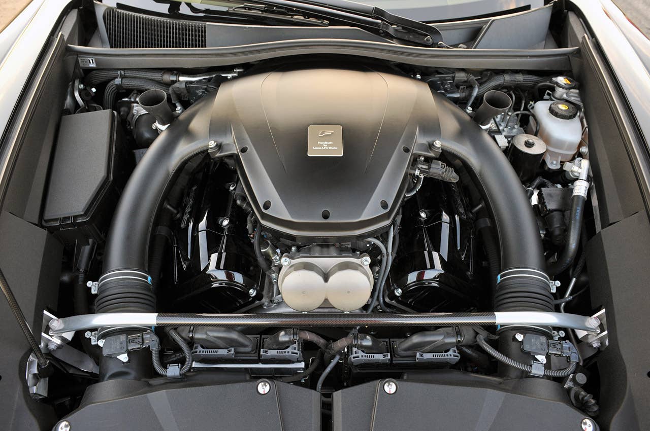 2012 Lexus LFA engine
