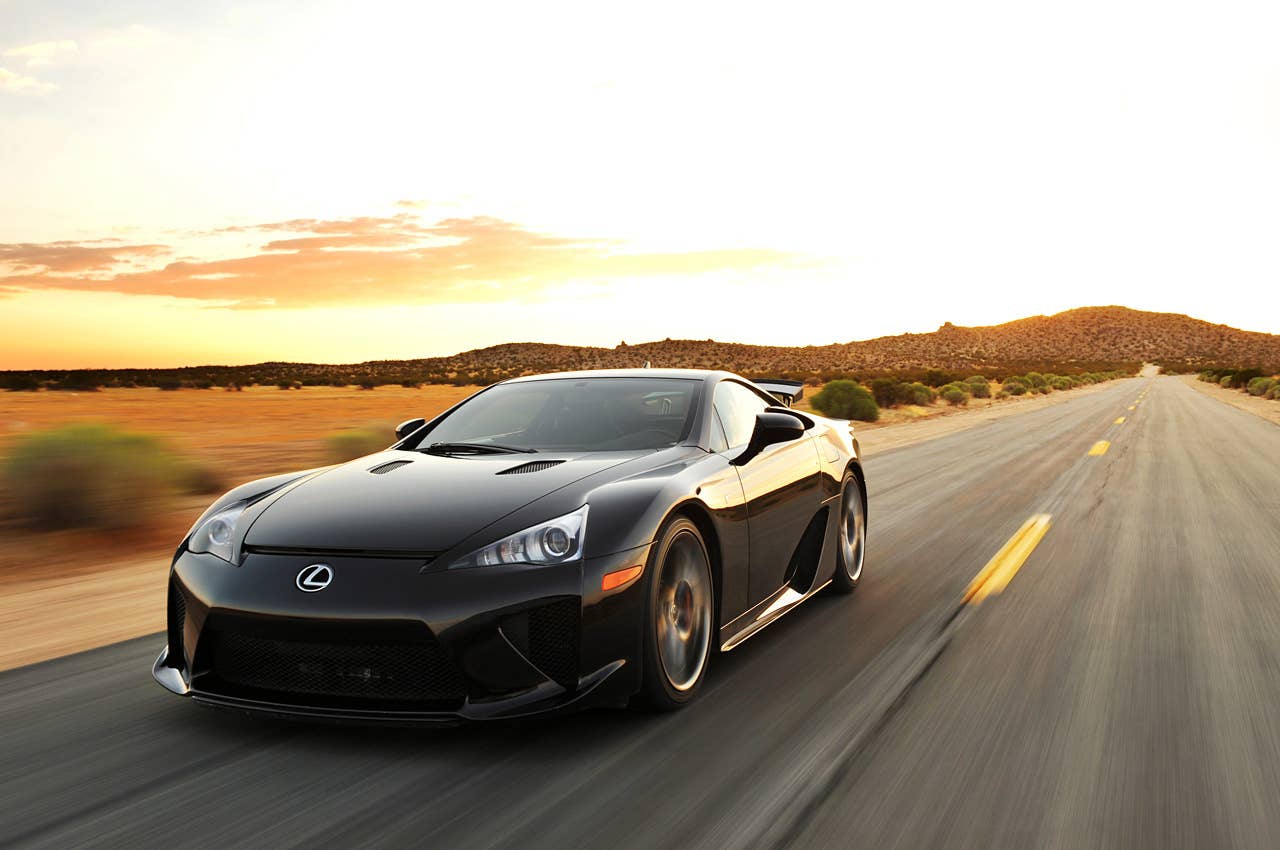 2012 Lexus LFA driving