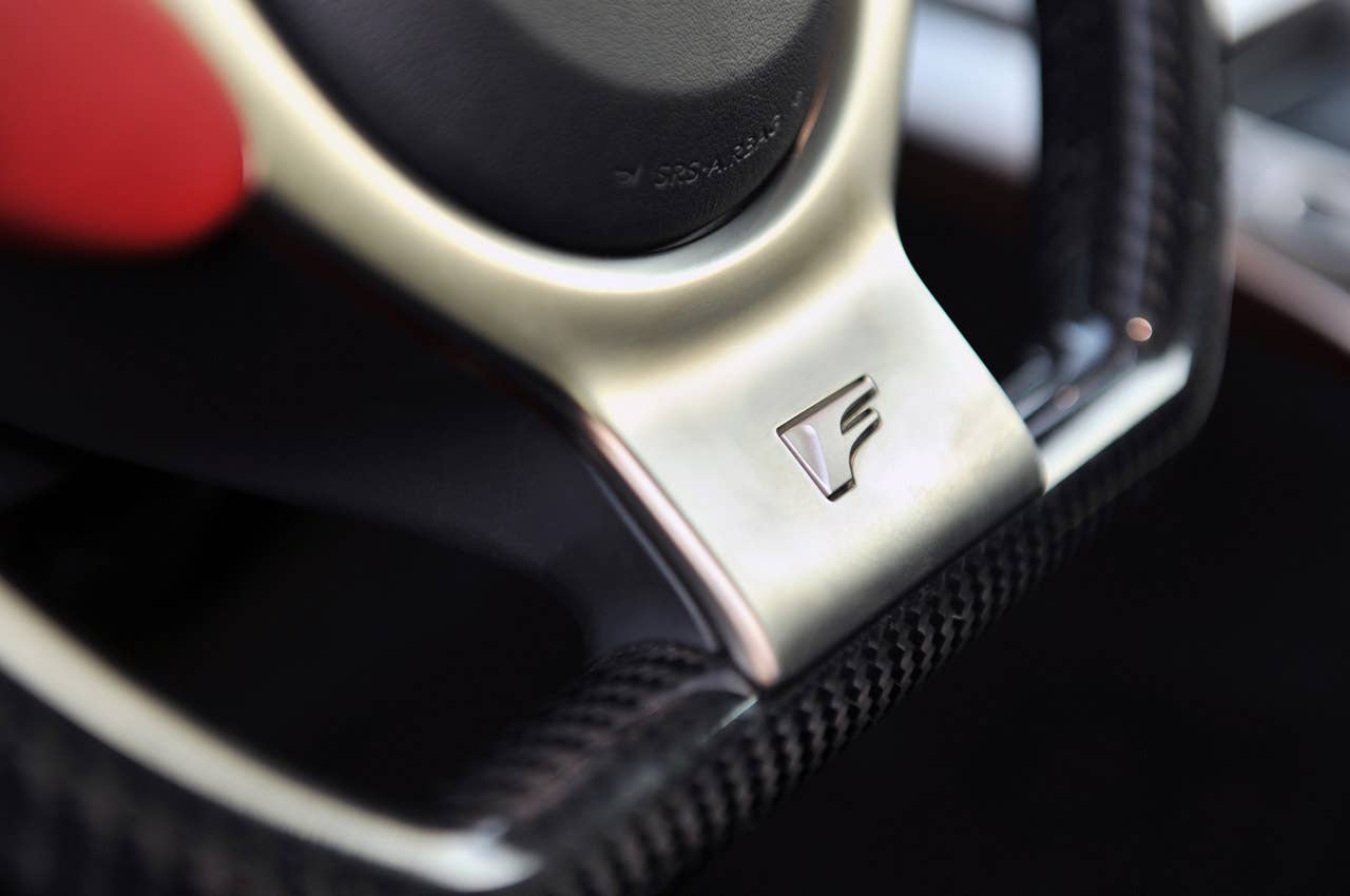 2012 Lexus LFA steering wheel