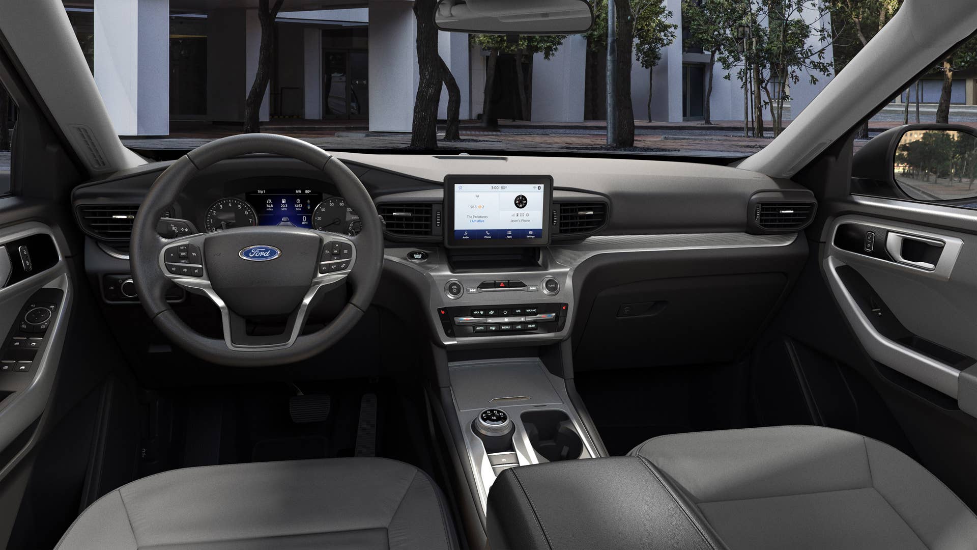 New XLT Sport Appearance Package debuts this summer giving 2021 Explorer XLT a more upscale appearance including premium wheels, premium ActiveX seating and door surfaces, and satin silver interior surfaces; 2020 Explorer XLT customers can now opt for enhanced satin silver dash and door details