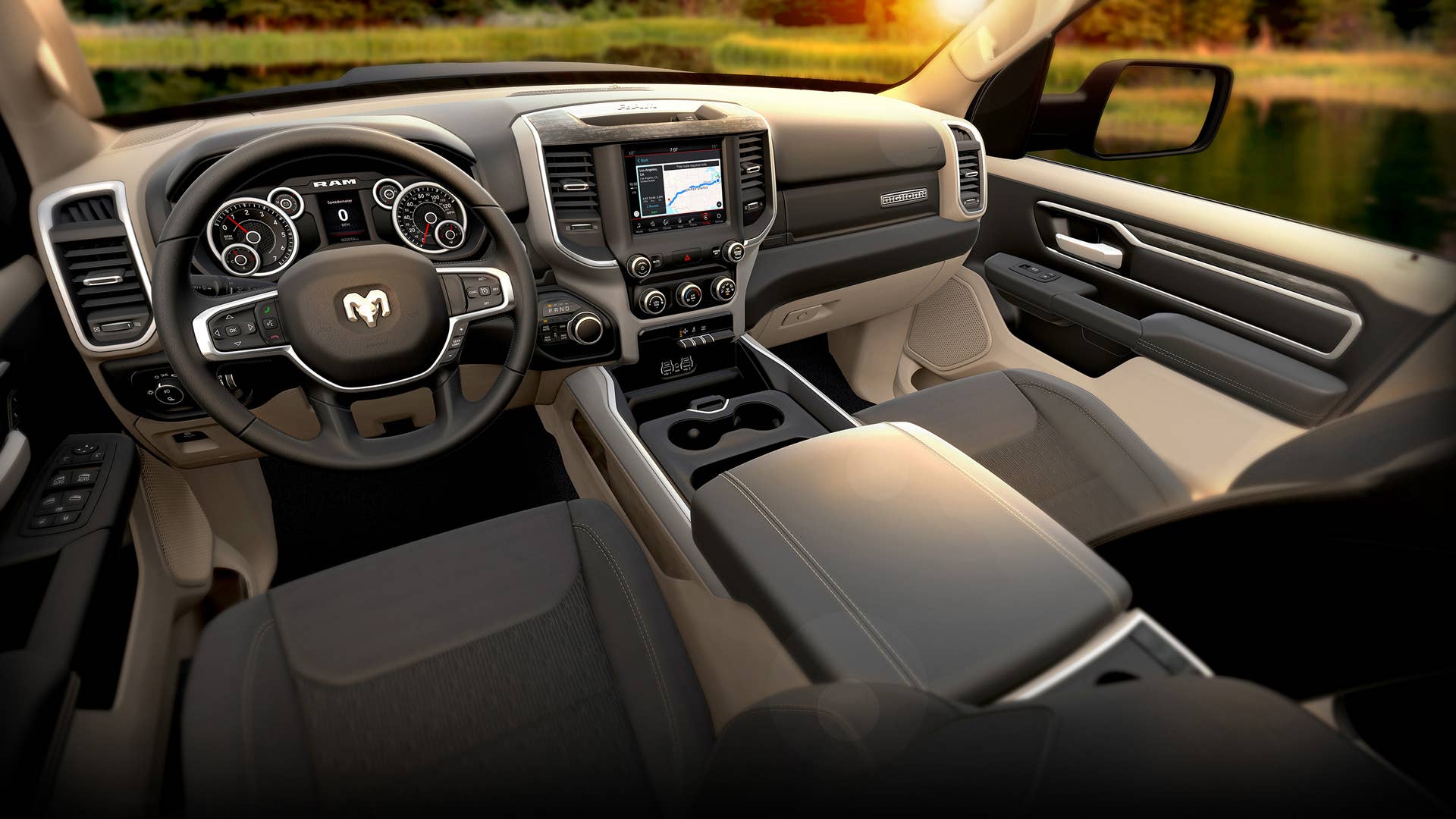 2019 Ram 1500 Big Horn â Black Frost Interior