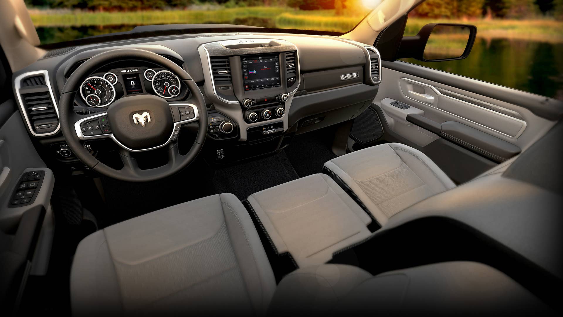2019 Ram 1500 Big Horn â Black Diesel Interior