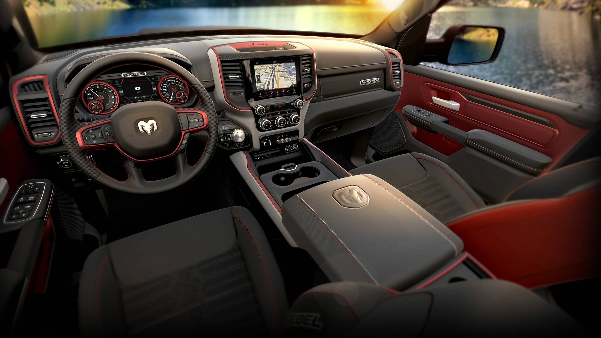 2019 Ram 1500 Rebel â Black Interior