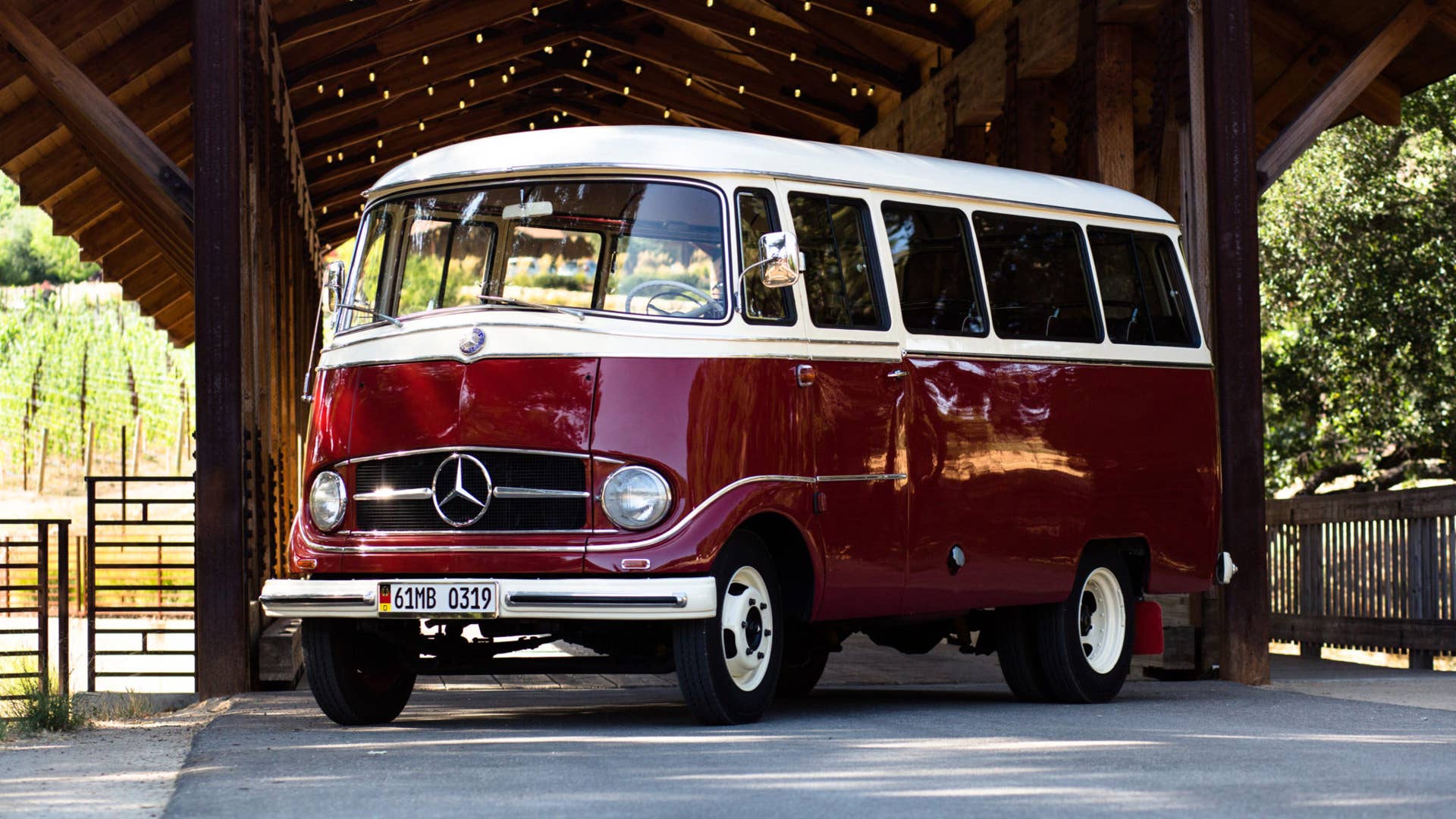 IMAGES MADE FOR SALVATORE ORLANDO OF HIS 1961 MERCEDES BUS FOR USE AS ONLINE MEDIA ONLY.