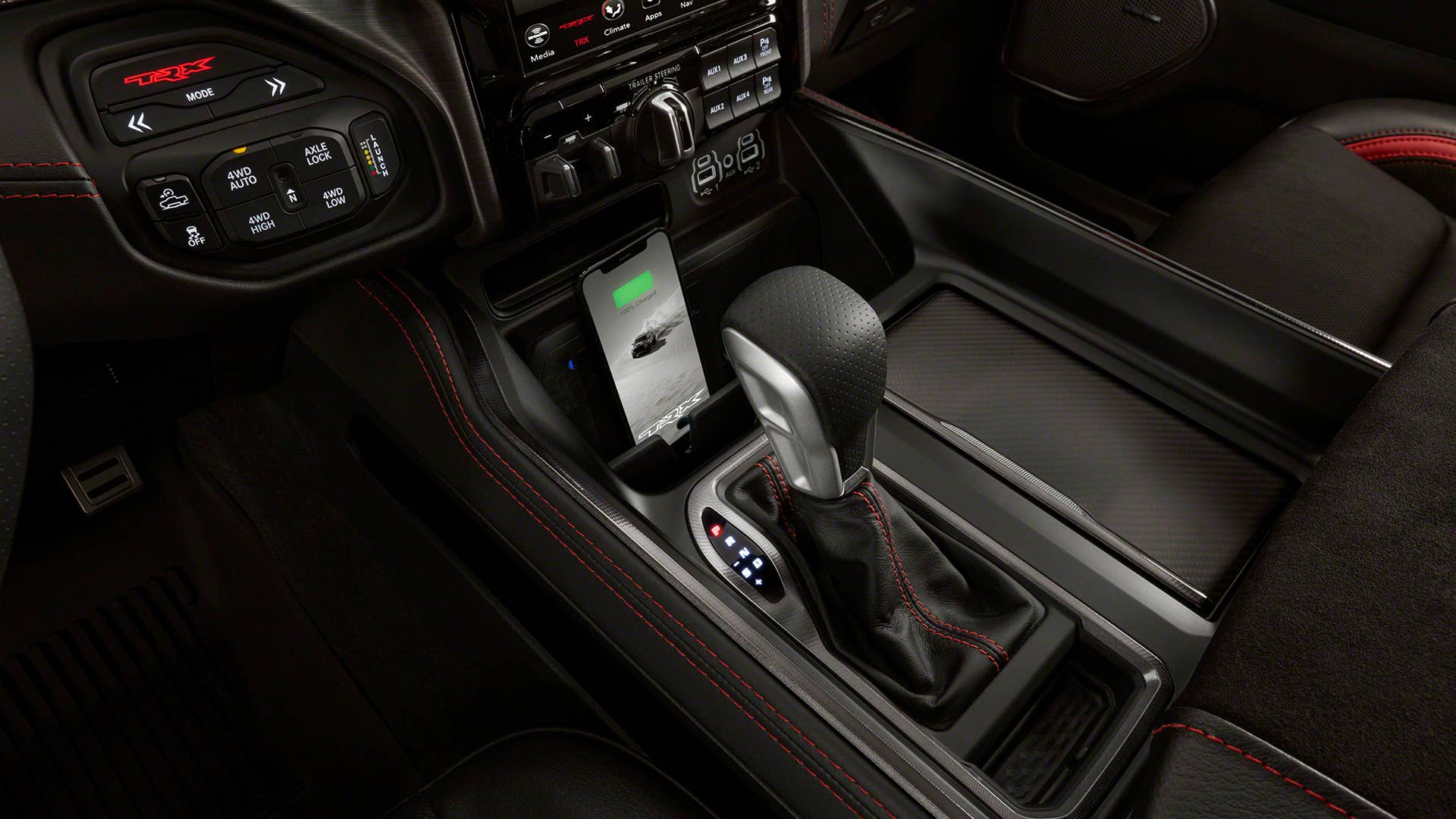 2021 Ram 1500 TRX shifter