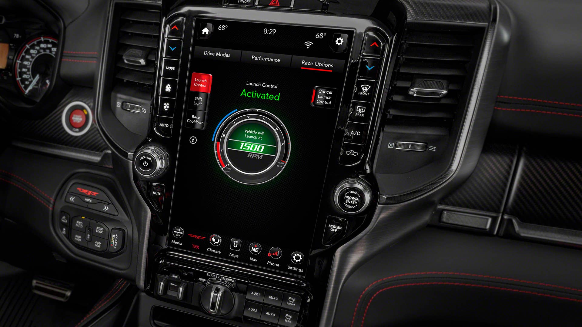 2021 Ram 1500 TRX launch control