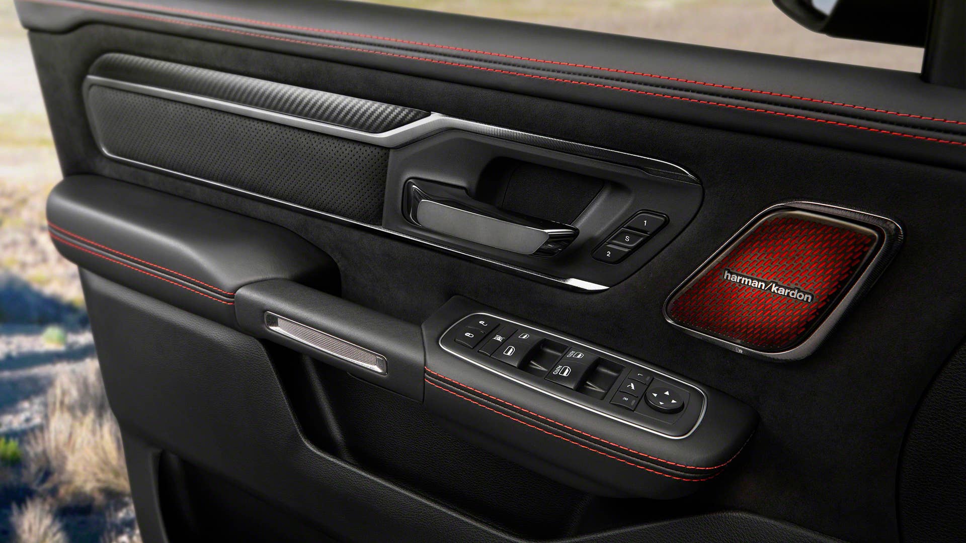 2021 Ram 1500 TRX front driver’s side door