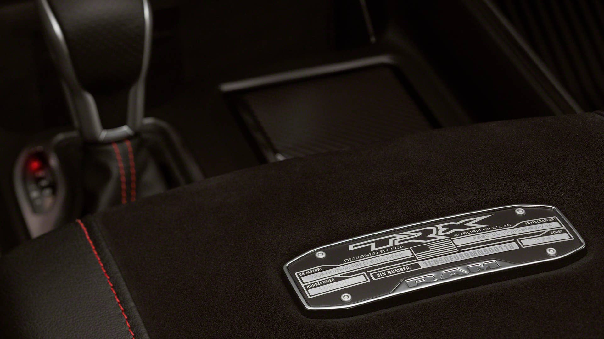 2021 Ram 1500 TRX center console plate