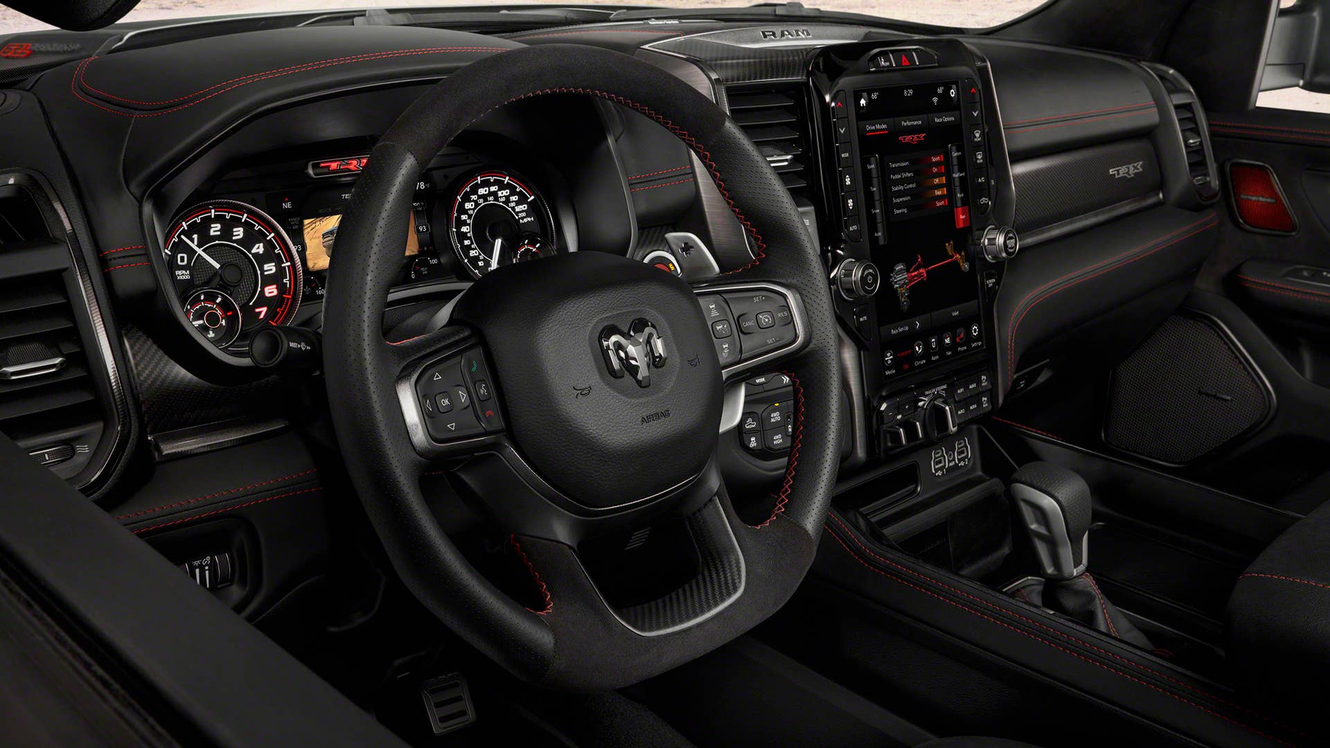 2021 Ram 1500 TRX steering wheel