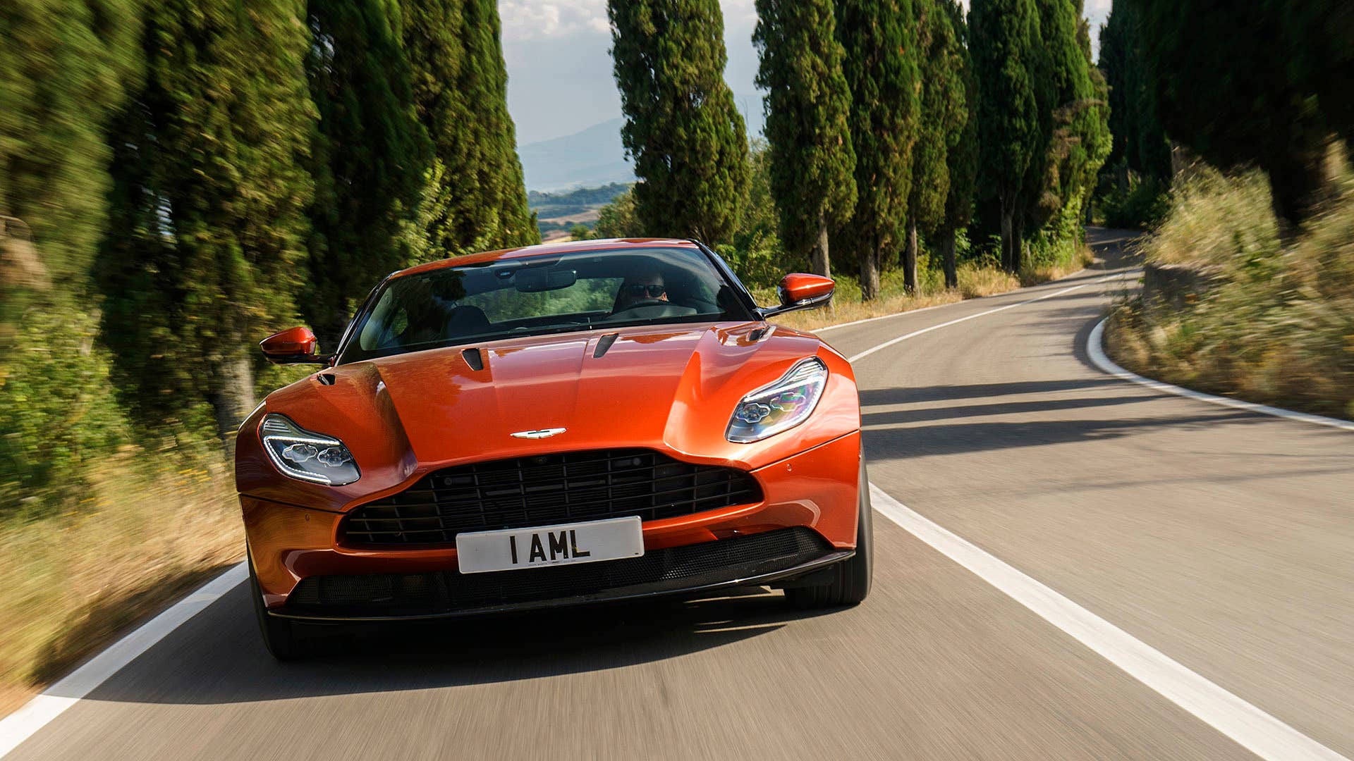 2017 Aston Martin DB11 driving