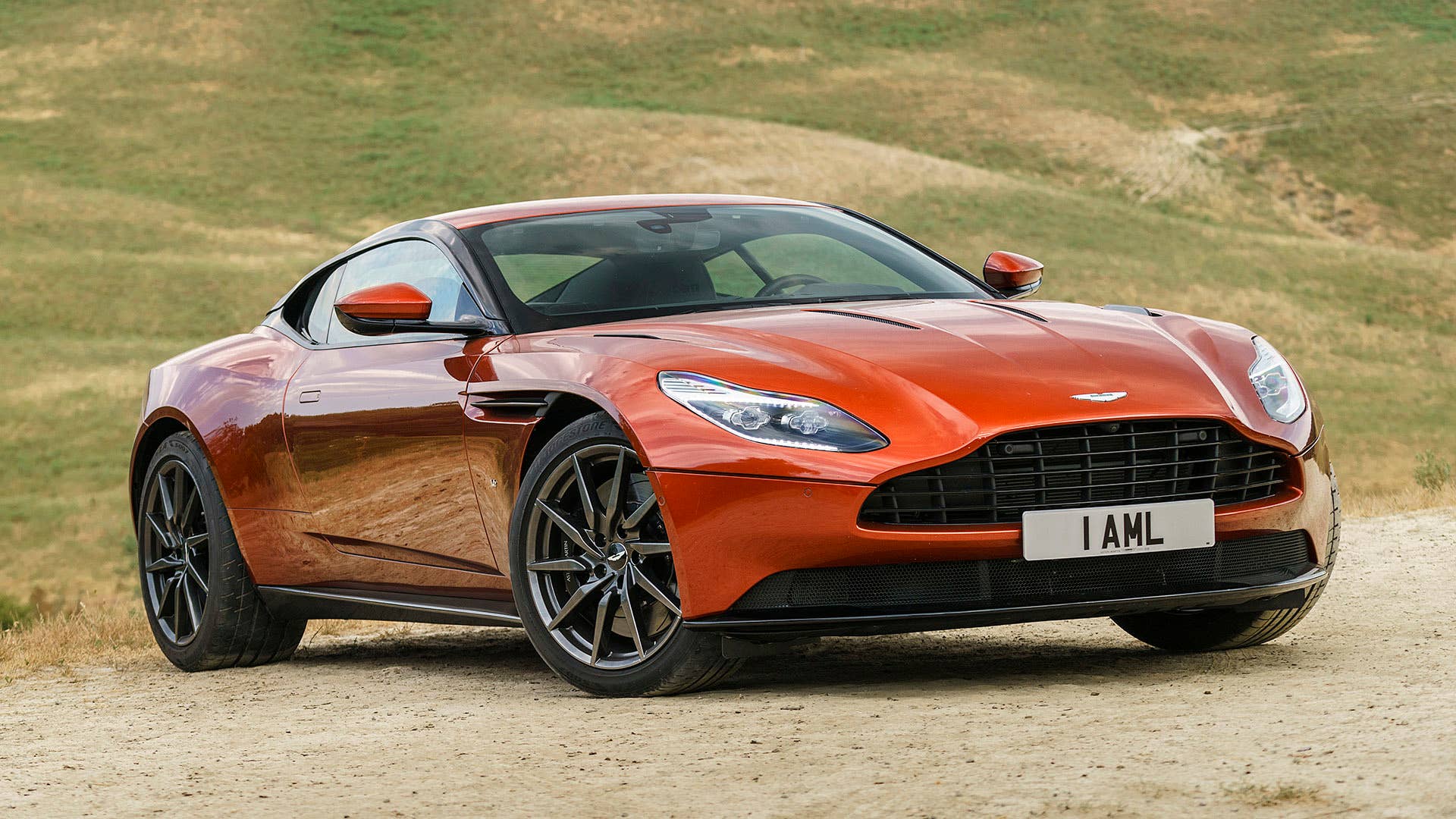 2017 Aston Martin DB11 front 3/4 view