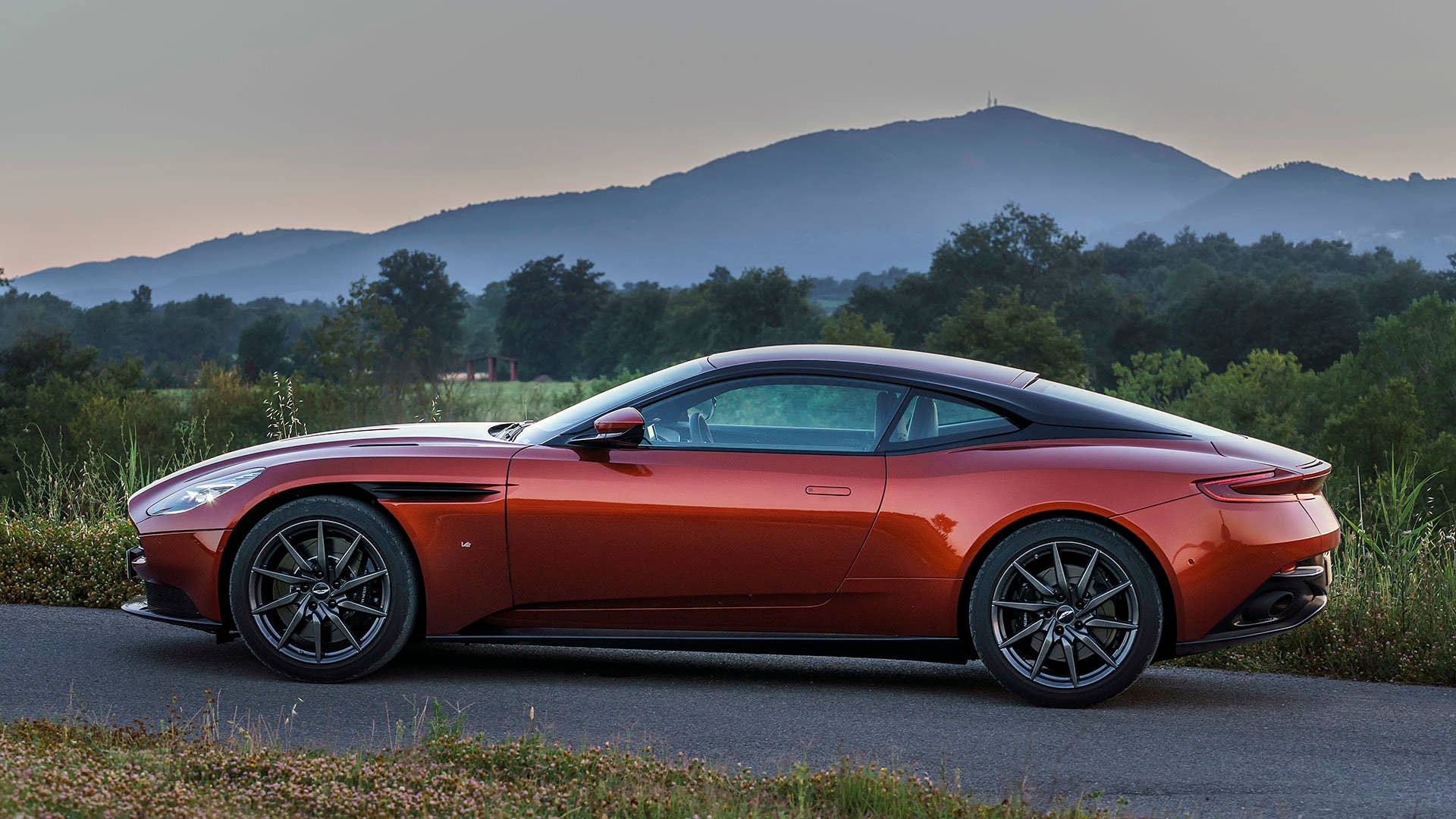 2017 Aston Martin DB11 side view