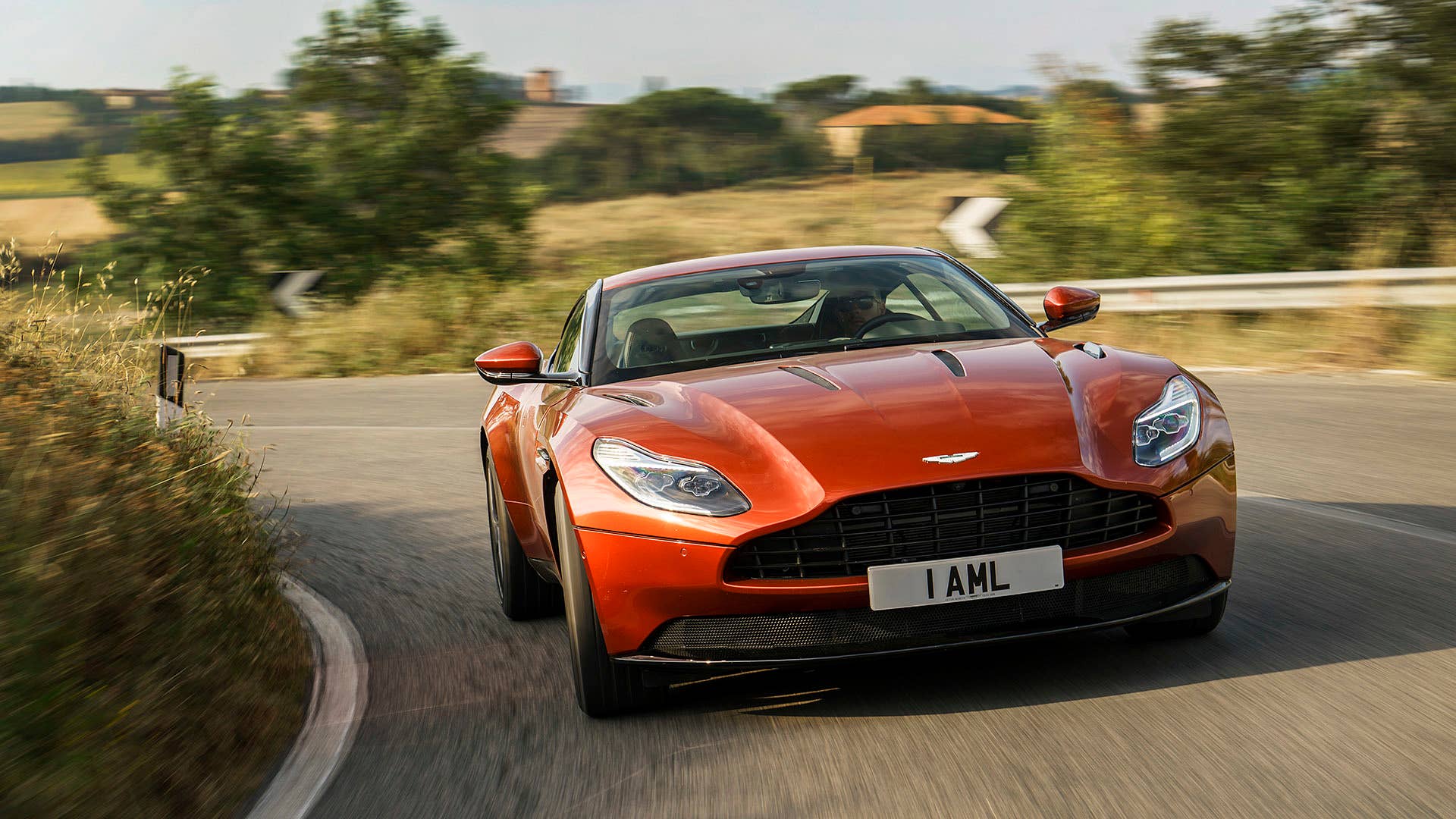 2017 Aston Martin DB11 driving