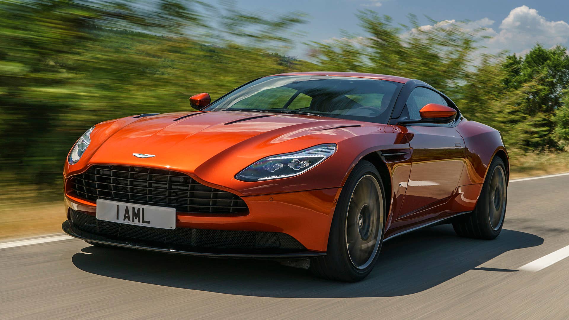 2017 Aston Martin DB11 driving