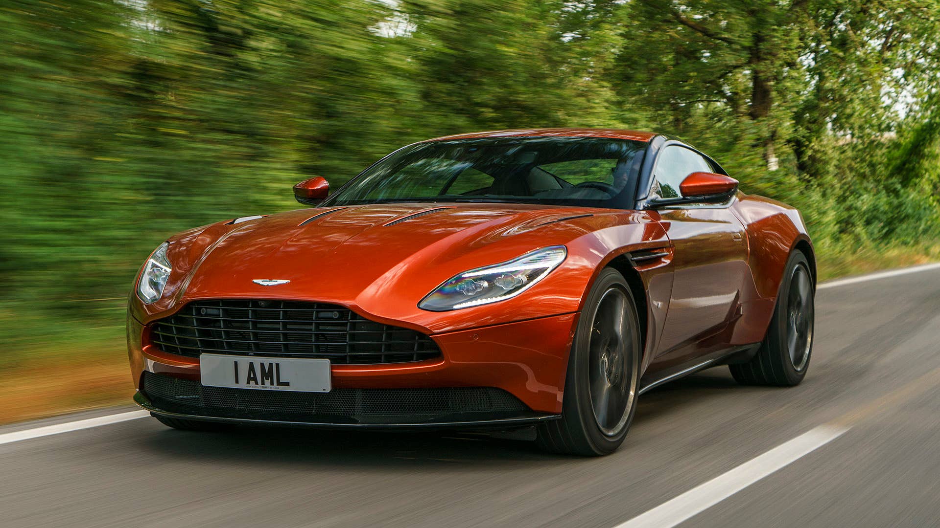 2017 Aston Martin DB11 driving