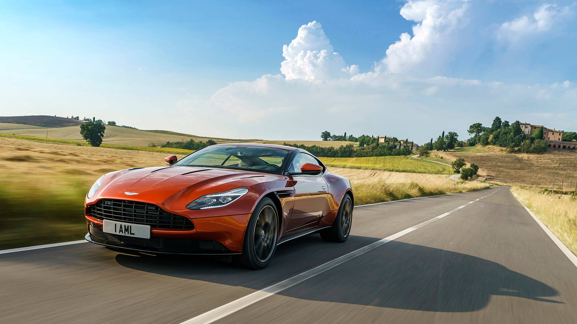 2017 Aston Martin DB11 driving