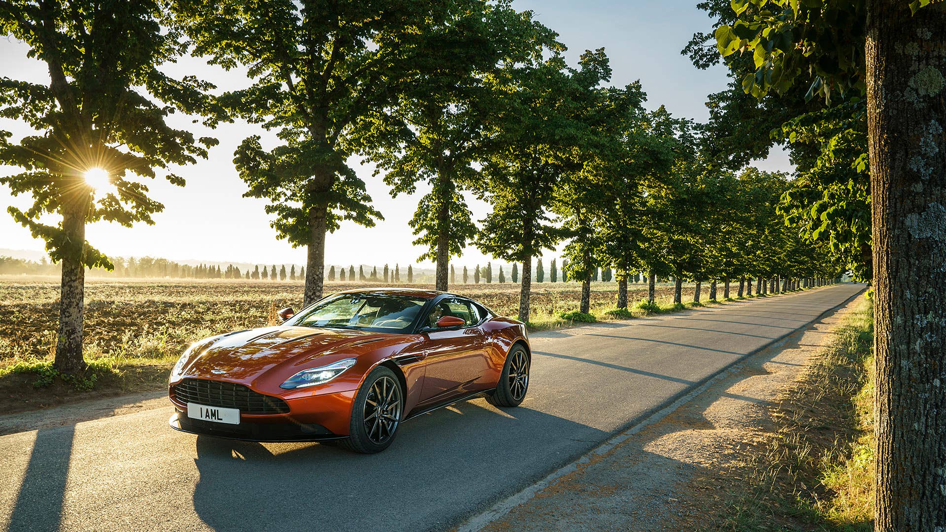 2017 Aston Martin DB11 front 3/4 view
