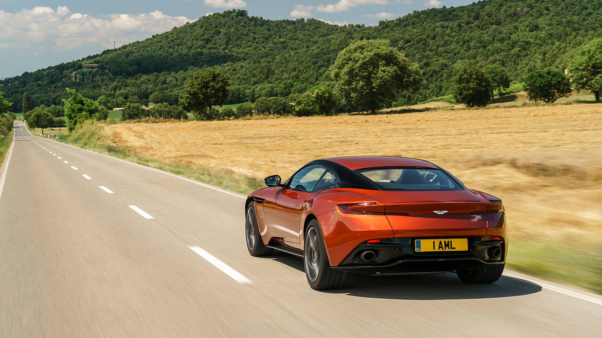 2017 Aston Martin DB11 driving