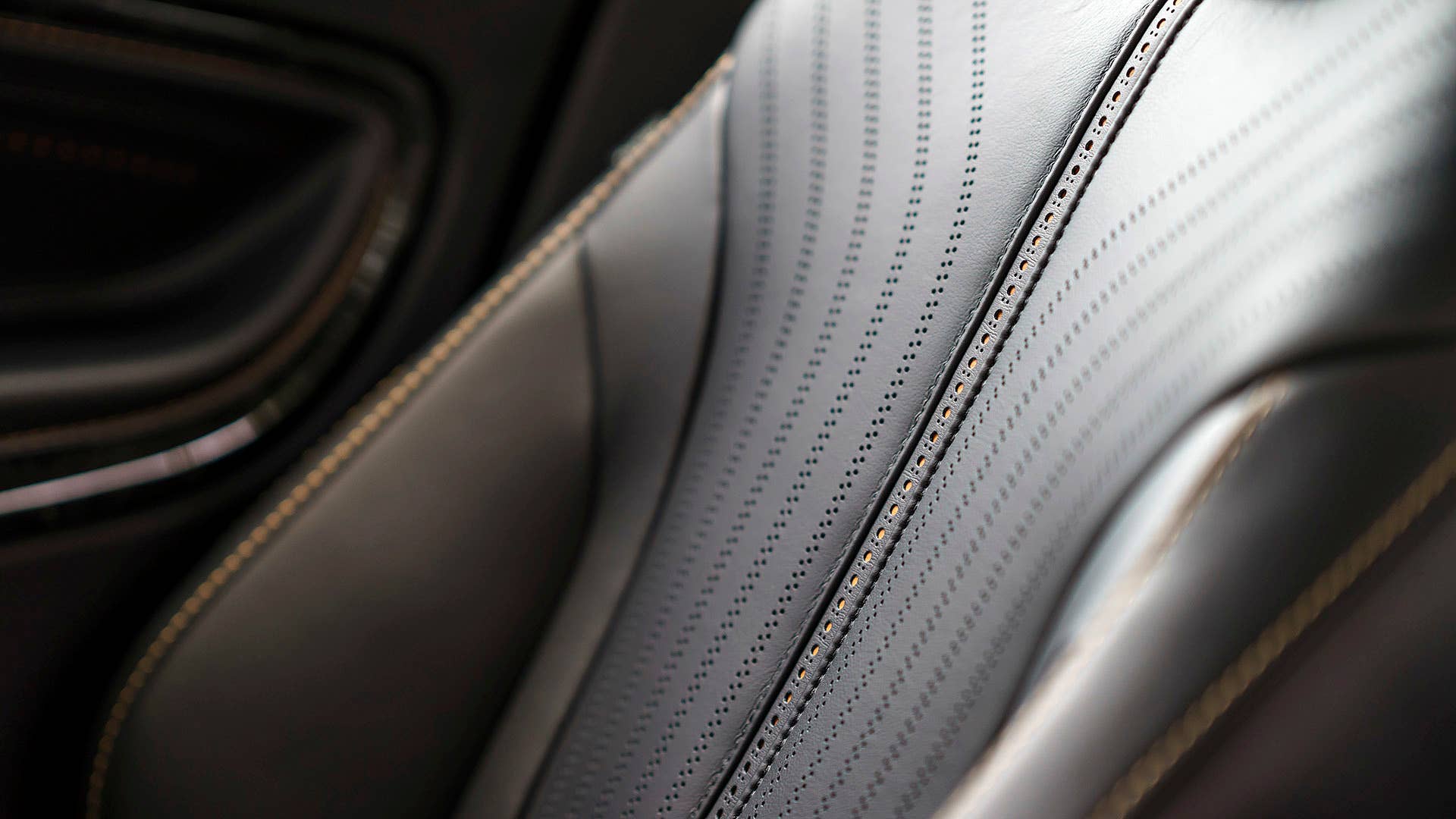 2017 Aston Martin DB11 seat detail