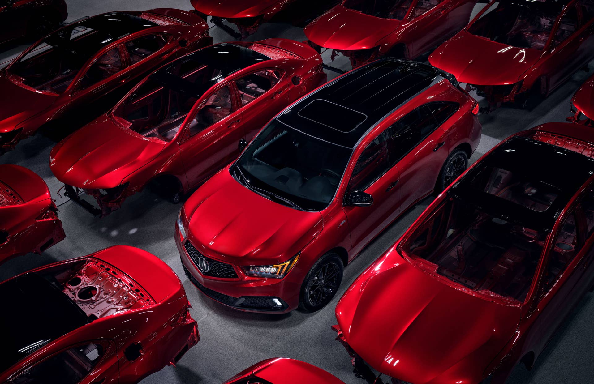 2020 MDX PMC Edition brings Acura NSX build techniques and special features and equipment, plus Valencia Red Pearl paint to the LA Auto Show.
