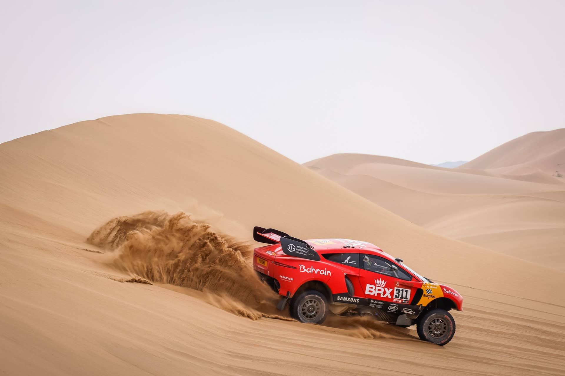 311 Roma Nani (esp), Winocq Alexandre (fra), Hunter, Bahrain Raid Xtreme, BRX, Auto, action during the 11th stage of the Dakar 2021 between Al-‘Ula and Yanbu, in Saudi Arabia on January 14, 2021 - Photo Frédéric Le Floc’h / DPPI