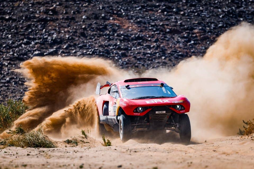 311 Roma Nani (esp), Winocq Alexandre (fra), Hunter, Bahrain Raid Extreme, BRX, Auto, action during the 4th stage of the Dakar 2021 between Wadi Al Dawasir and Riyadh, in Saudi Arabia on January 6, 2021 - Photo Frédéric Le Floc’h / DPPI