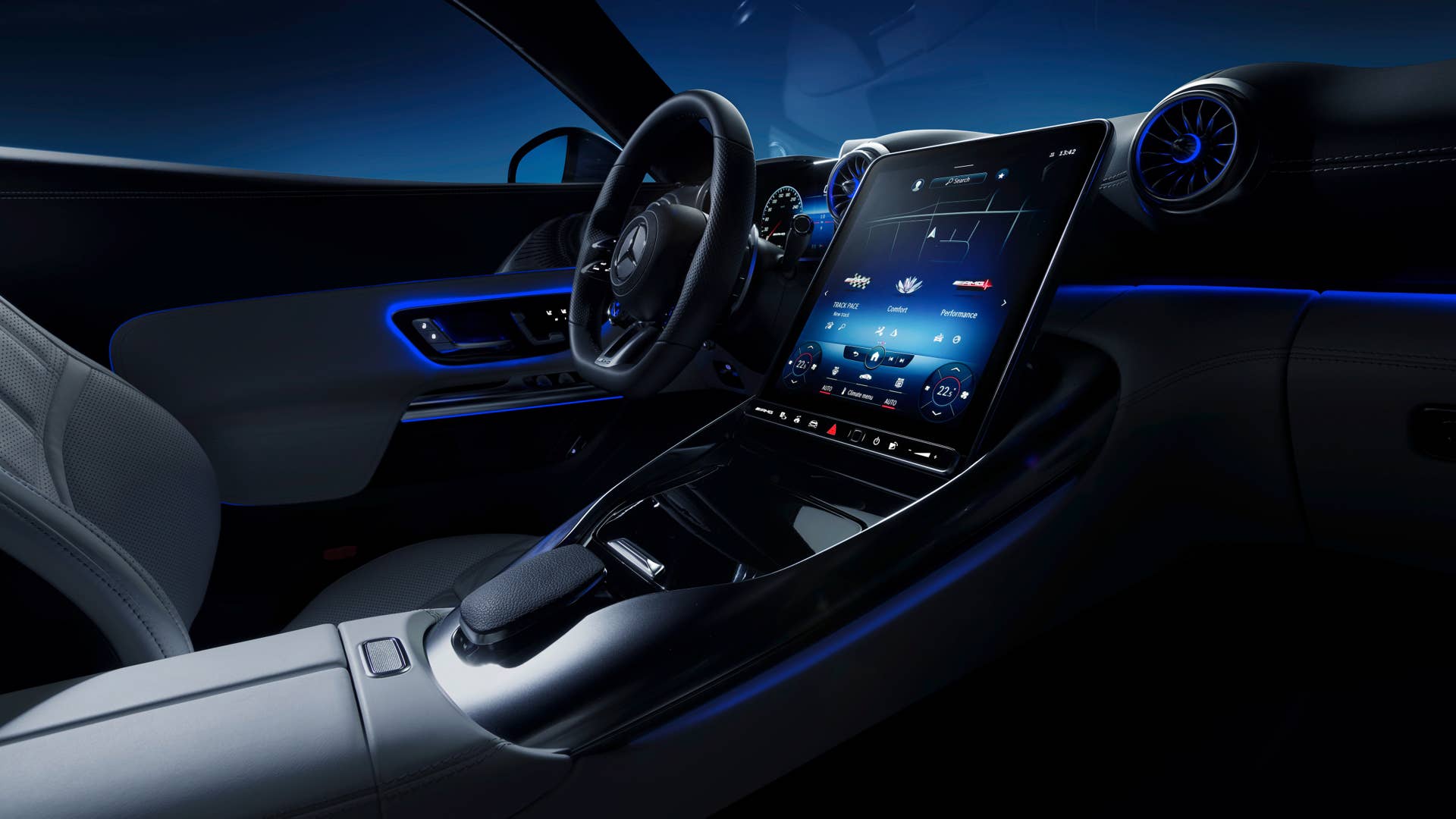 Das exklusive Interieur des neuen Mercedes-AMG SL / The exclusive interior of the new Mercedes-AMG SL