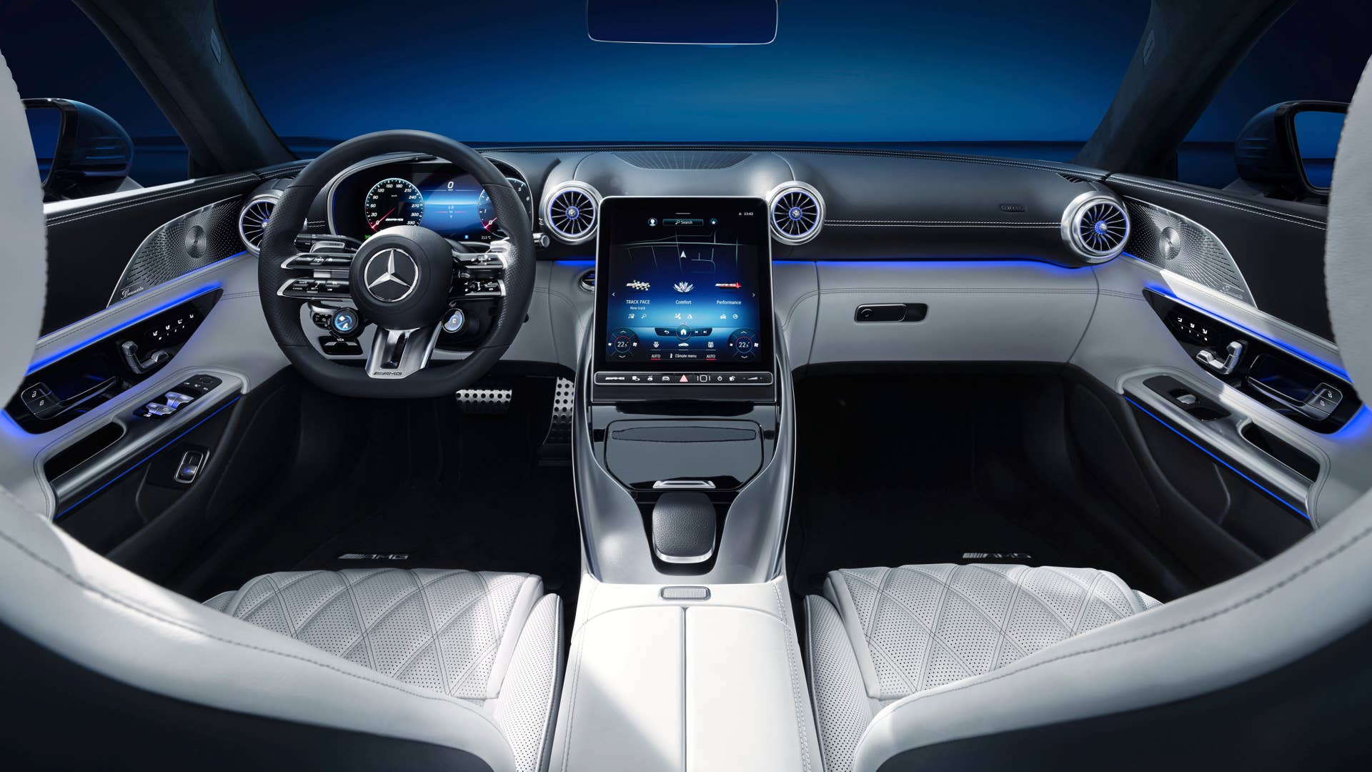 Das exklusive Interieur des neuen Mercedes-AMG SL / The exclusive interior of the new Mercedes-AMG SL
