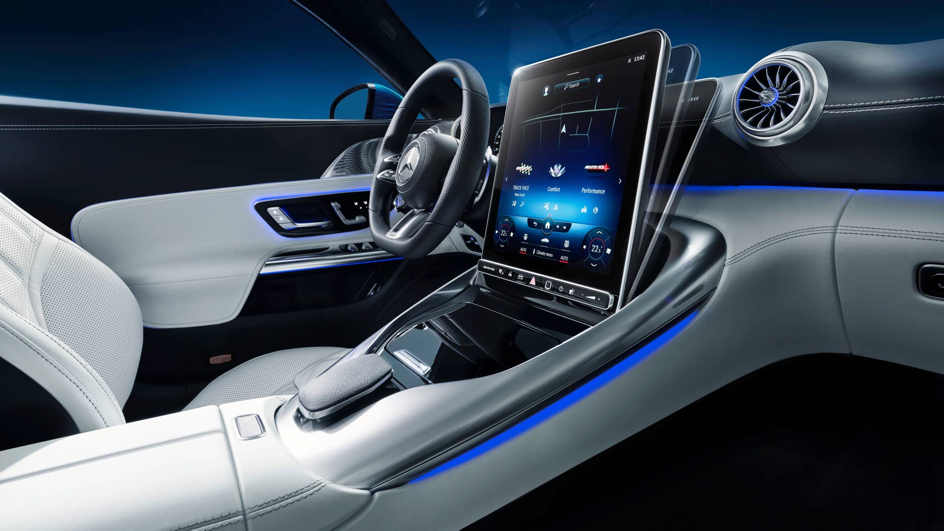 Das exklusive Interieur des neuen Mercedes-AMG SL / The exclusive interior of the new Mercedes-AMG SL