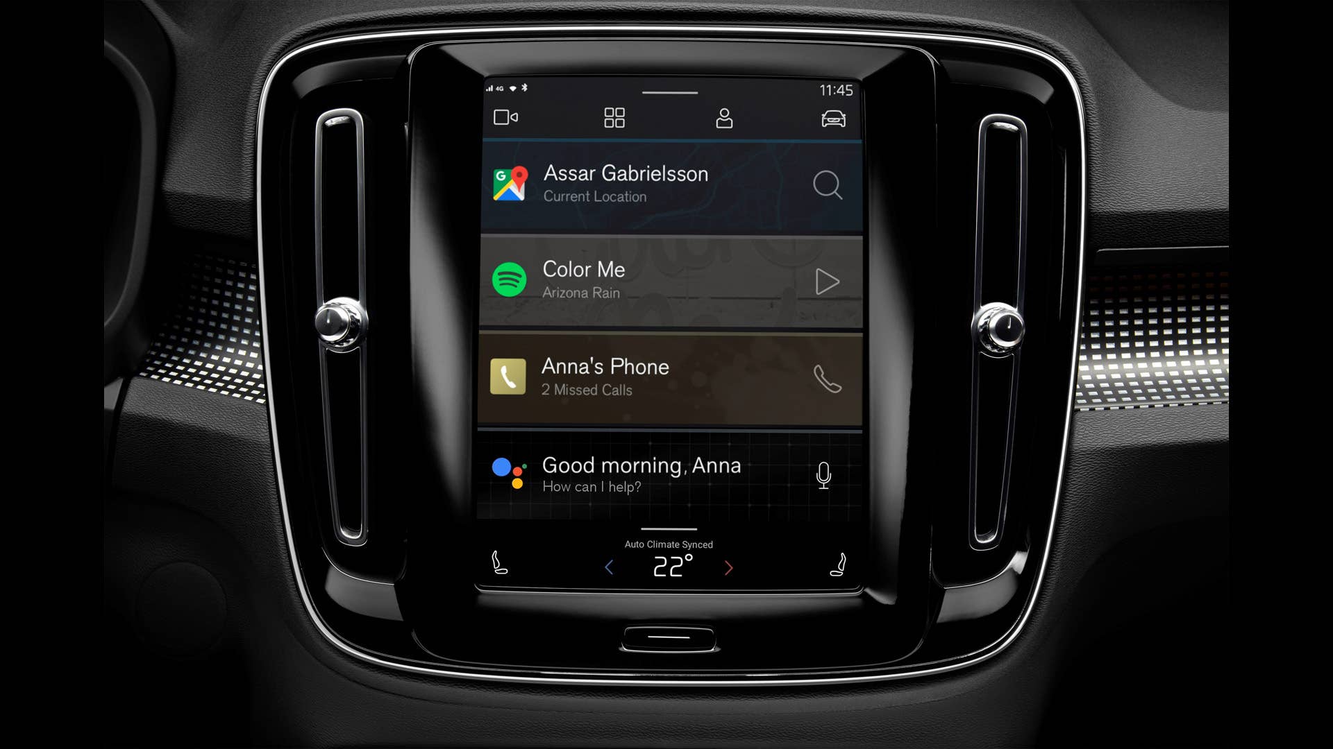 Fully electric Volvo XC40 introduces brand new infotainment system