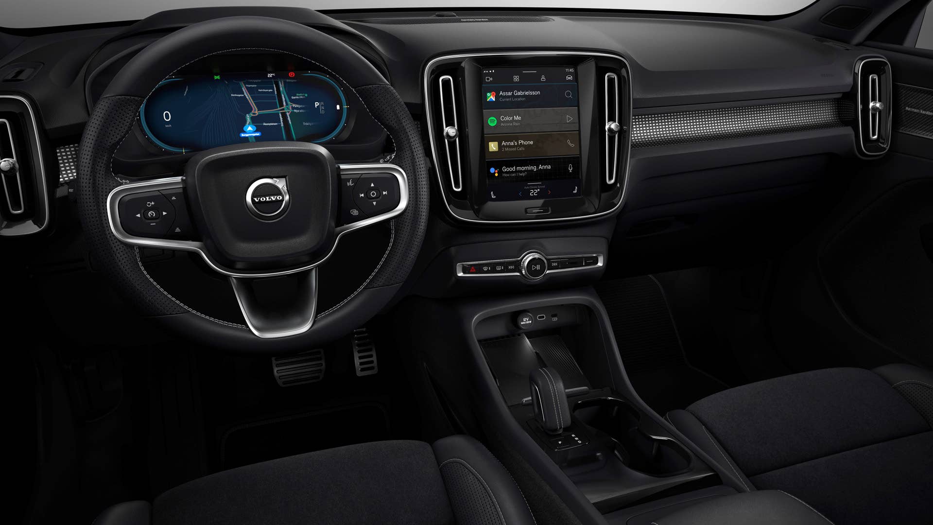 Fully electric Volvo XC40 introduces brand new infotainment system