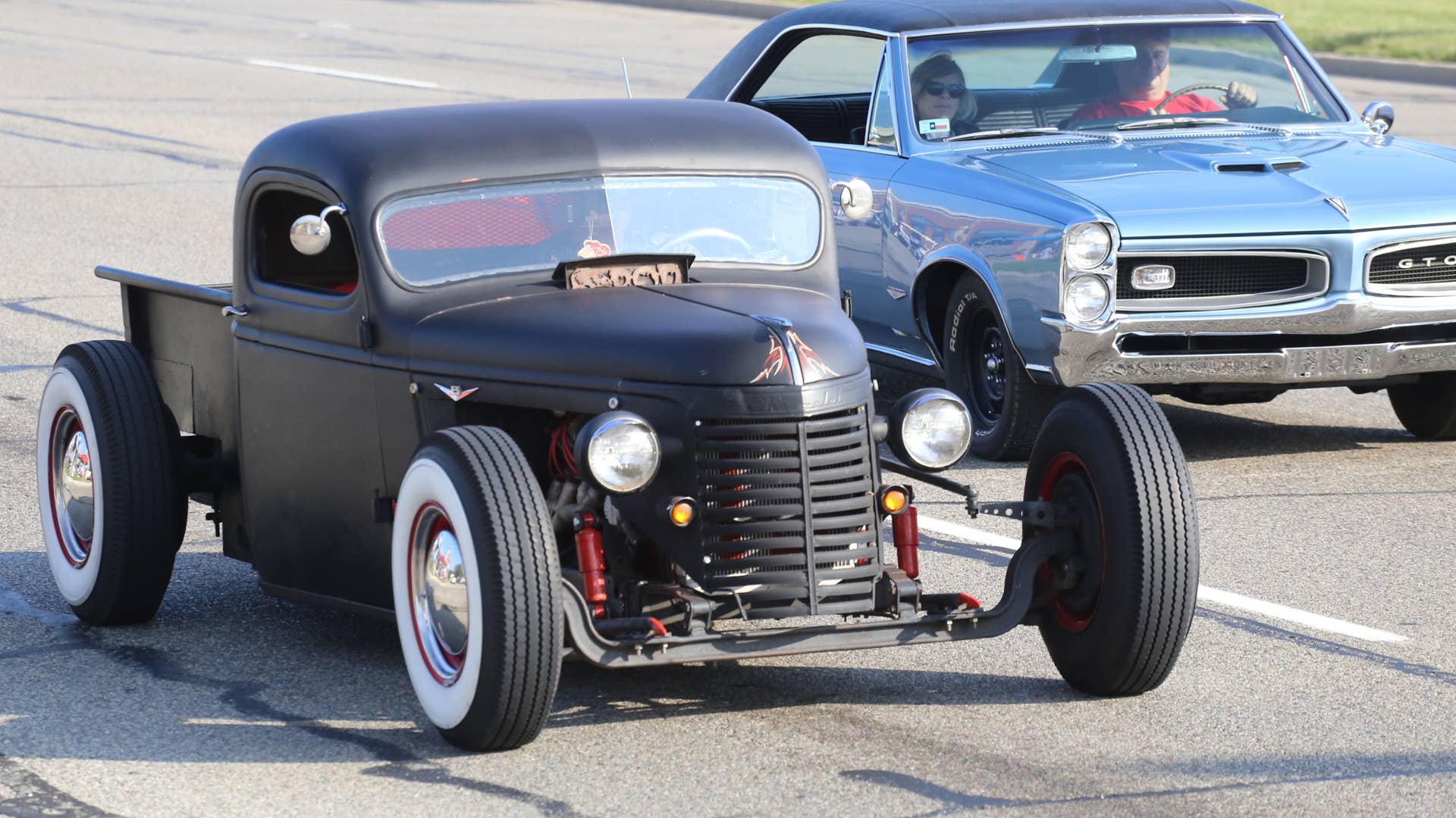 Hot rod at Woodward Dream Cruise 2017 in Birmingham, Mich.