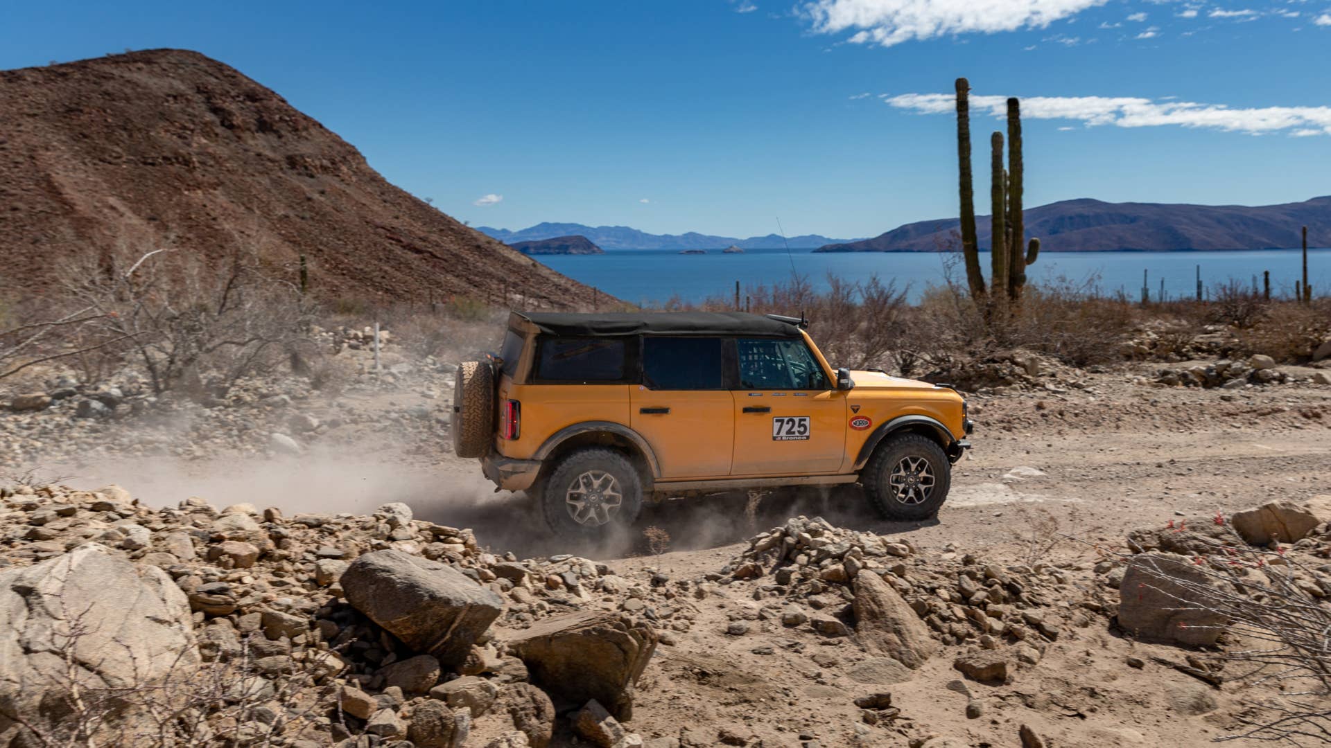 Adding to Bronco® brand’s off-road competition credentials, two lead Ford Bronco engineers piloting an all-new, fully stock 2021 Bronco Badlands four-door SUV across the harsh terrain of Mexico’s Baja peninsula landed a podium finish in the NORRA Mexican 1000 off-road rally. The five-day rally began Sunday near the port city of Ensenada.