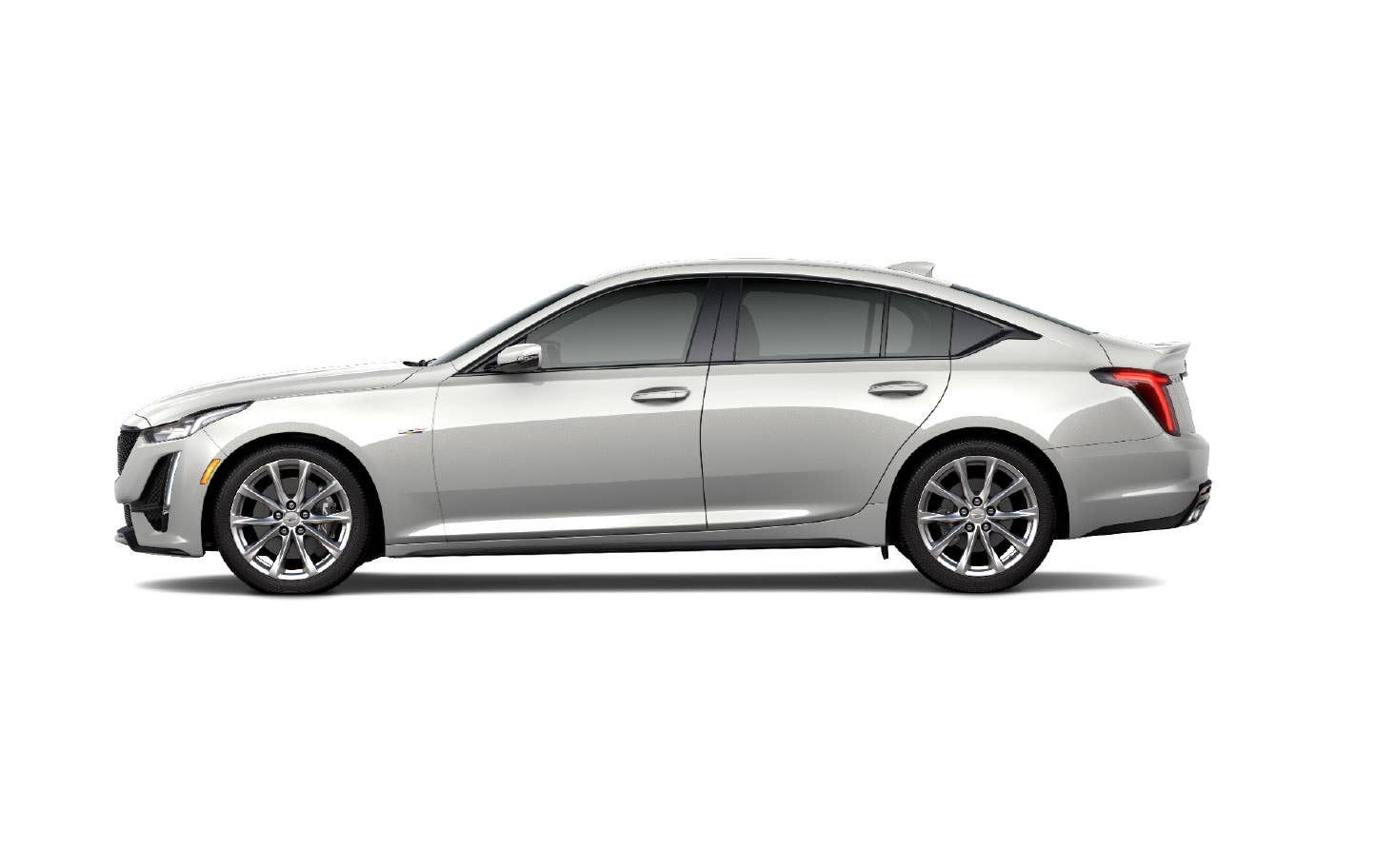 Rift Metallic is a new color exclusive to Cadillac CT5-V and CT4-V. It is an alabaster white-based color with a fresh greige hue.
