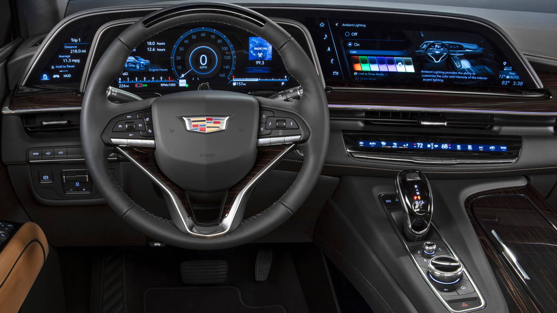 Featuring twice the pixel density of a 4K TV, the curved OLED enables bold imagery, perfect blacks and the largest color range available in automotive.