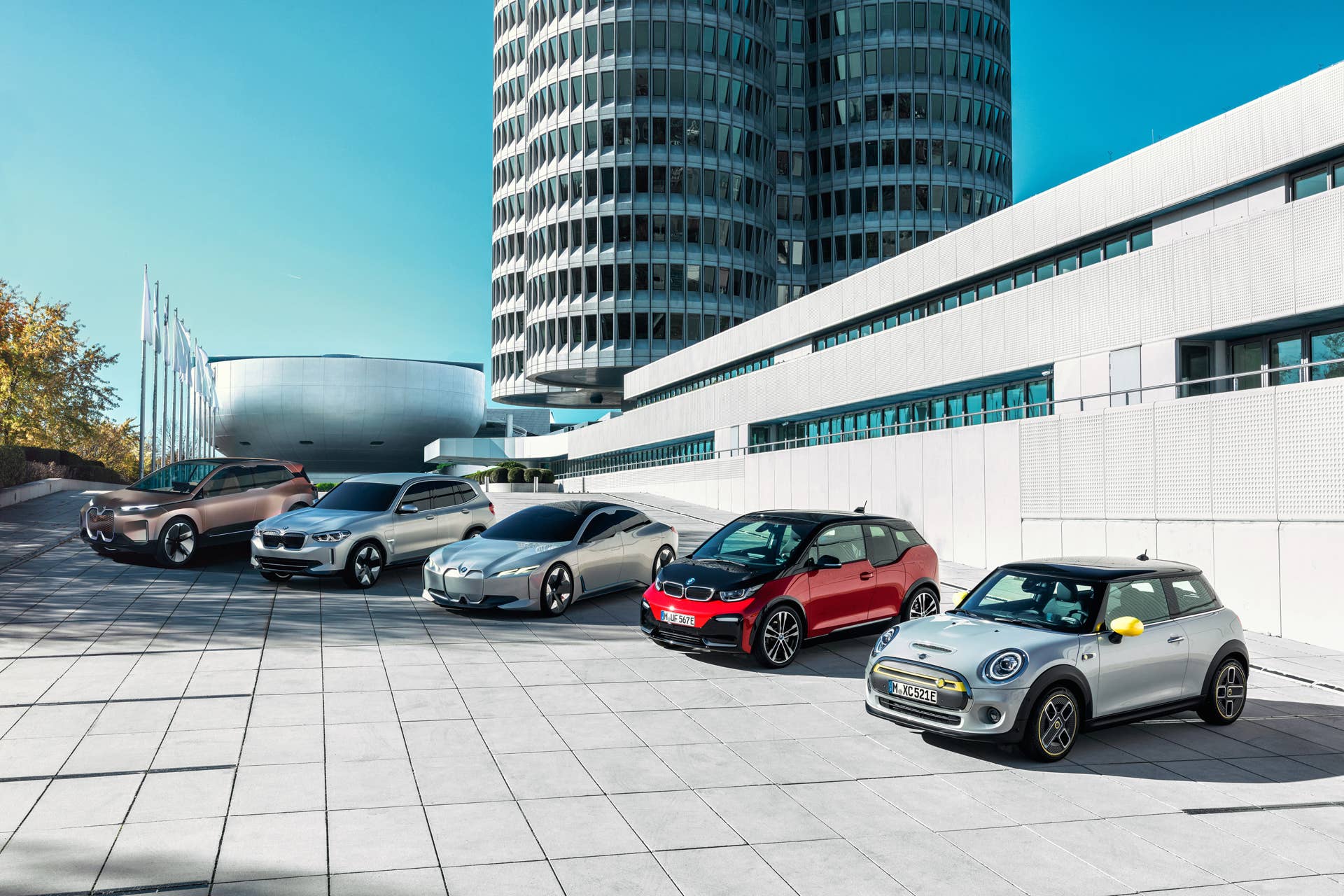 The i4 gran coupe will follow the iX3 and iNext. Using BMW's fifth-gen eDrive powertrain and new, flatter, high-voltage battery, it should produce 530 hp and run for 373 miles on a charge.