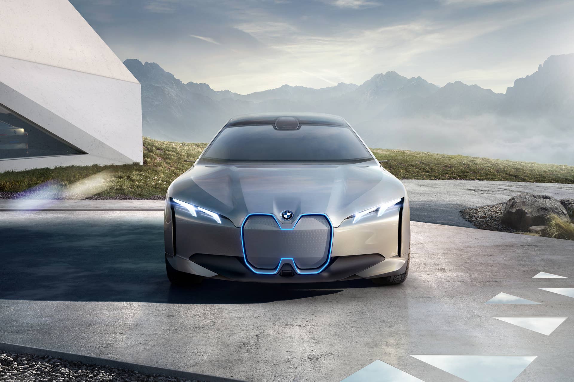 The i4 gran coupe will follow the iX3 and iNext. Using BMW's fifth-gen eDrive powertrain and new, flatter, high-voltage battery, it should produce 530 hp and run for 373 miles on a charge.